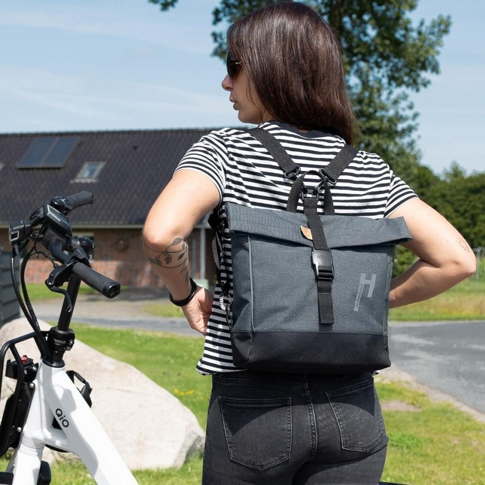 Haberland Fahrradrucksack Haberland Lenker-Bike-Rucksack Keep Rollin' anthrazit/reflex - vielsei