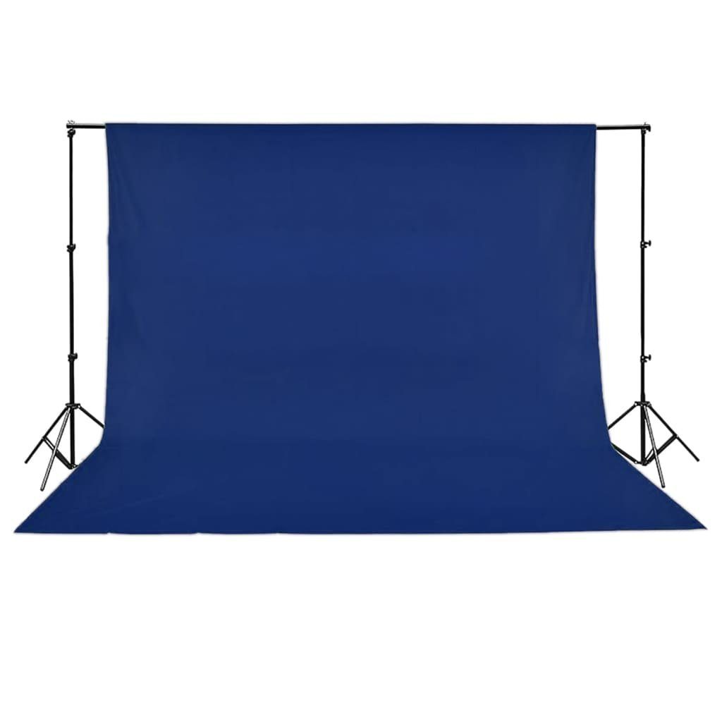 Chroma-Key Blau Fotohintergrund Baumwolle vidaXL 500x300 Hintergrund cm