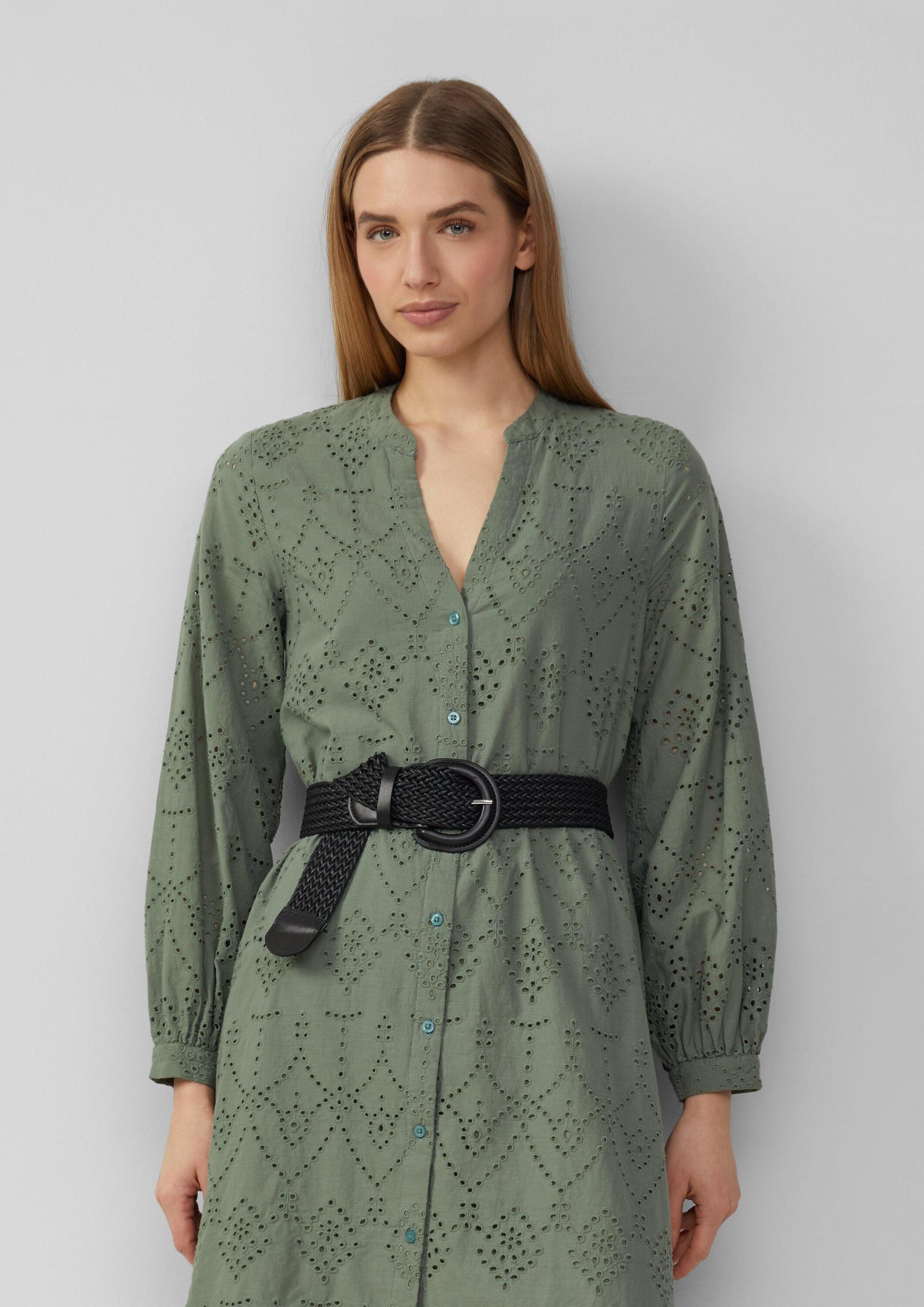 s.Oliver Ledergürtel Taillengürtel Geflochtener Gürtel mit Dornschließe günstig online kaufen