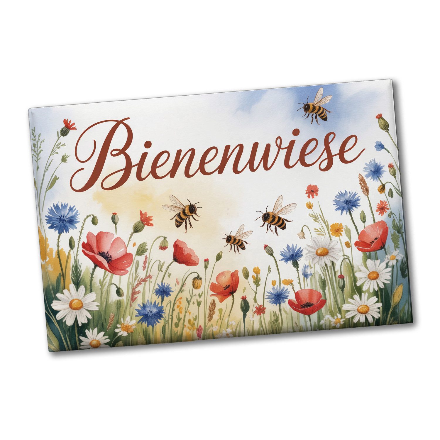 speecheese Magnet Wildblumenwiese Bienenwiese Souvenir Souvenir Magnet Garten