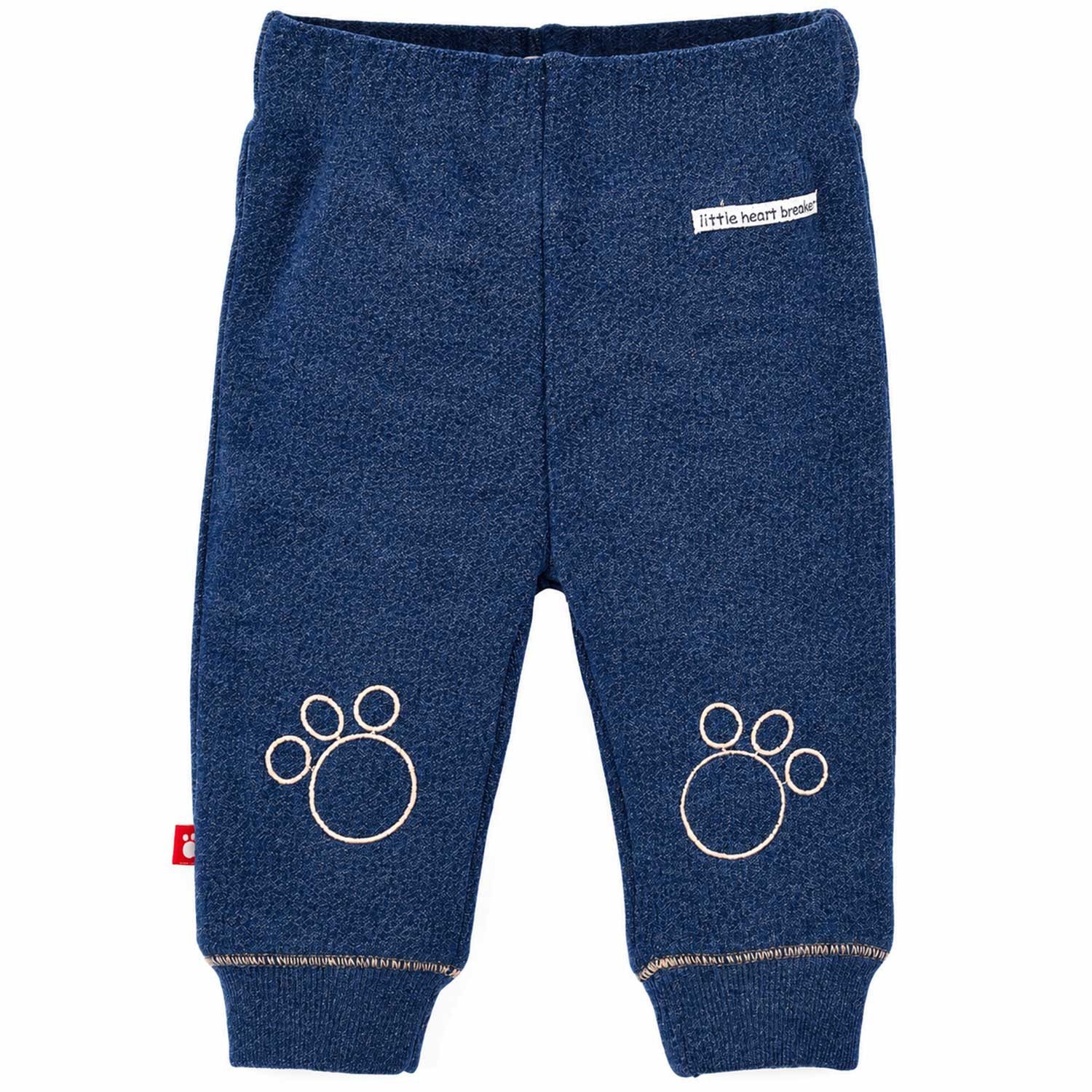Trachtenlederhose Baby Laufhose Jogginghose 'Bär' 93764, Navy