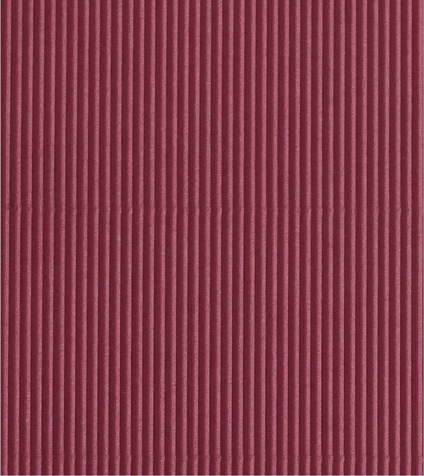 Thumbnail - KK Verpackungen Geschenkbox (1000 St), Tragetasche 3 Flaschen 250x85x360 mm offene Welle Fenster Bordeaux