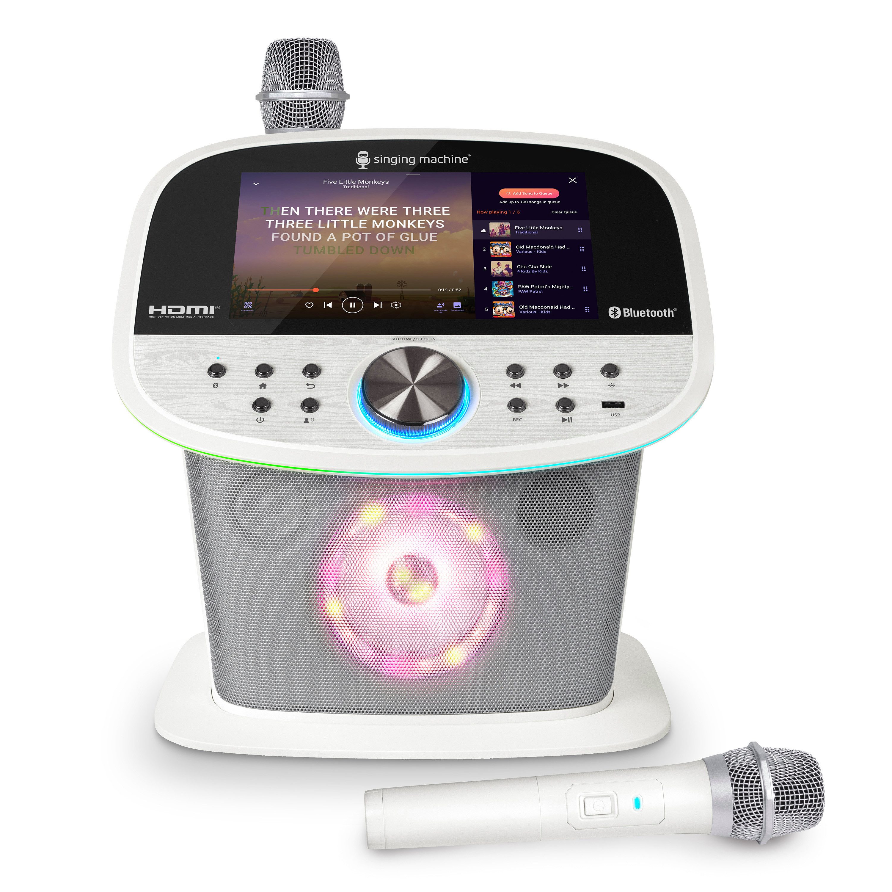 Singing Machine Singing Machine Karaoke – Die ultimative Unterhaltung Karaoke-Maschine (Bluetooth, 50 W, Bluetooth)