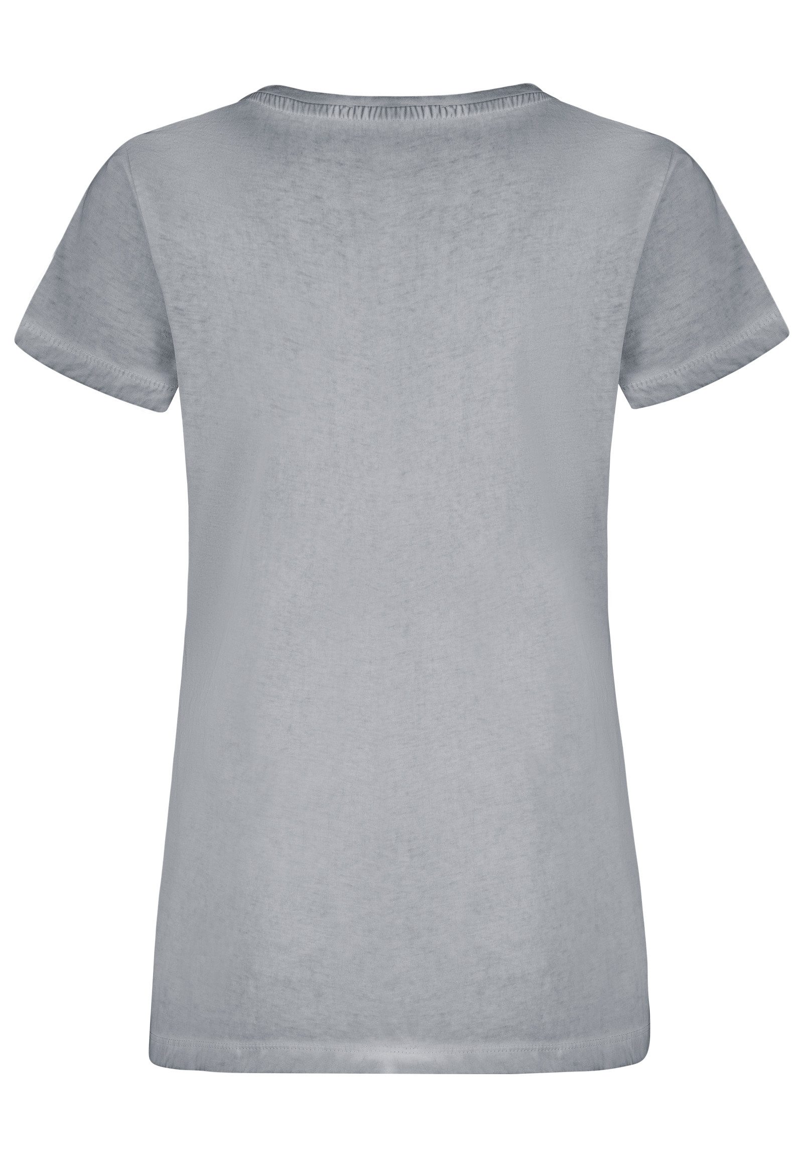 Fresh Made T-Shirt Glitzer-Schmetterling Design, Kurzarm, Rundhals Vintage günstig online kaufen