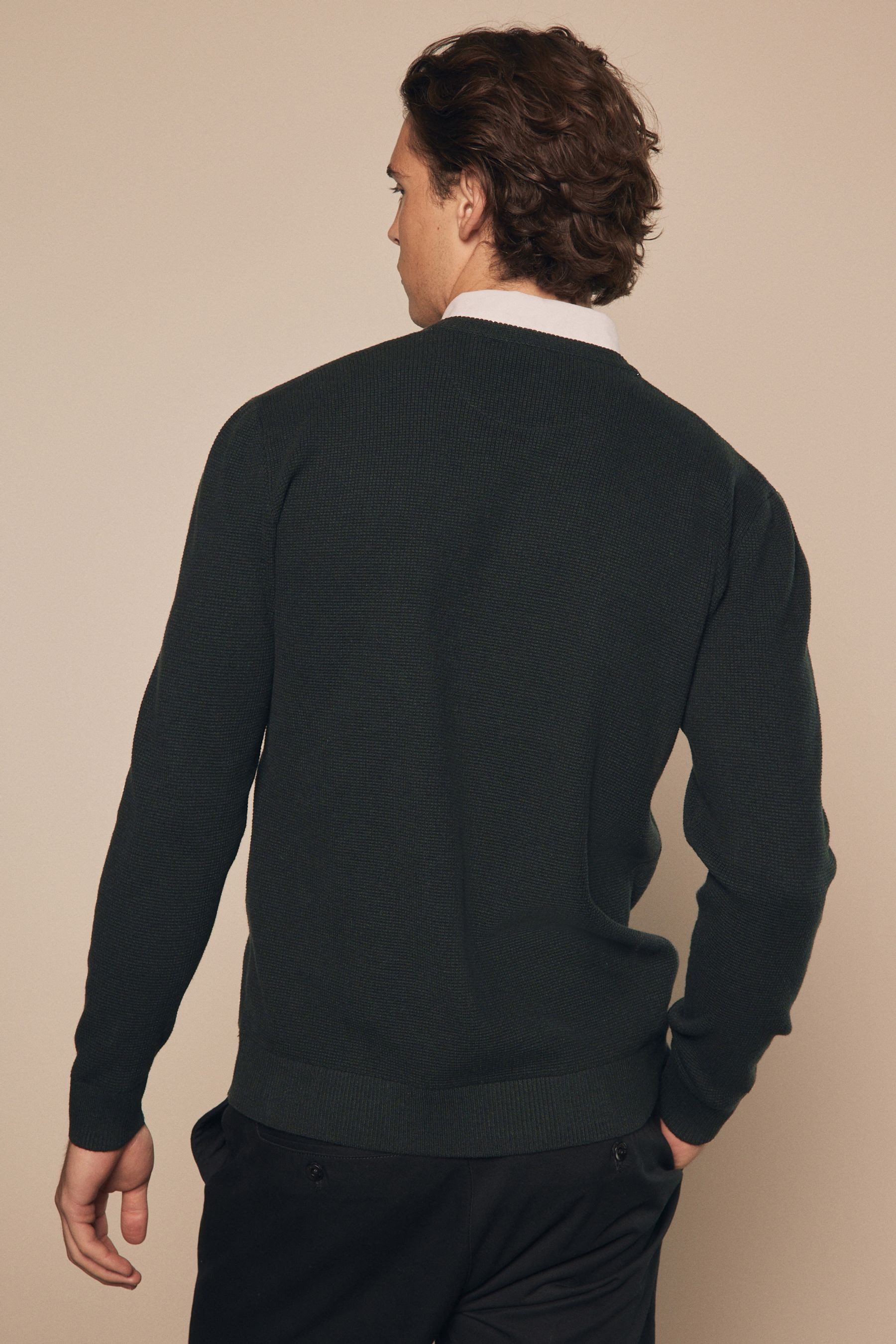 Next 2-in-1-Pullover Pullover mit Hemdkragen (1-tlg)