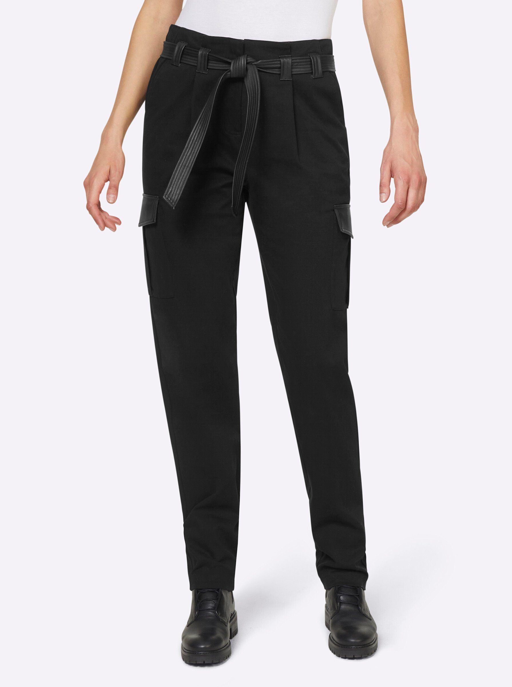 heine Jerseyhose Cargohose Innenbeinlänge ca. 77 günstig online kaufen