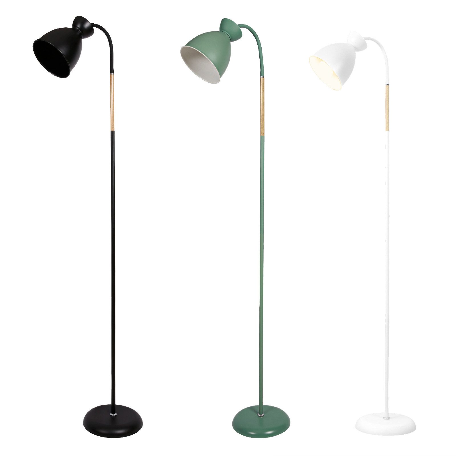 LED Stehlampe Stehleuchte Leseleuchte Wohnzimmer Deckenfluter Standleuchte E27
