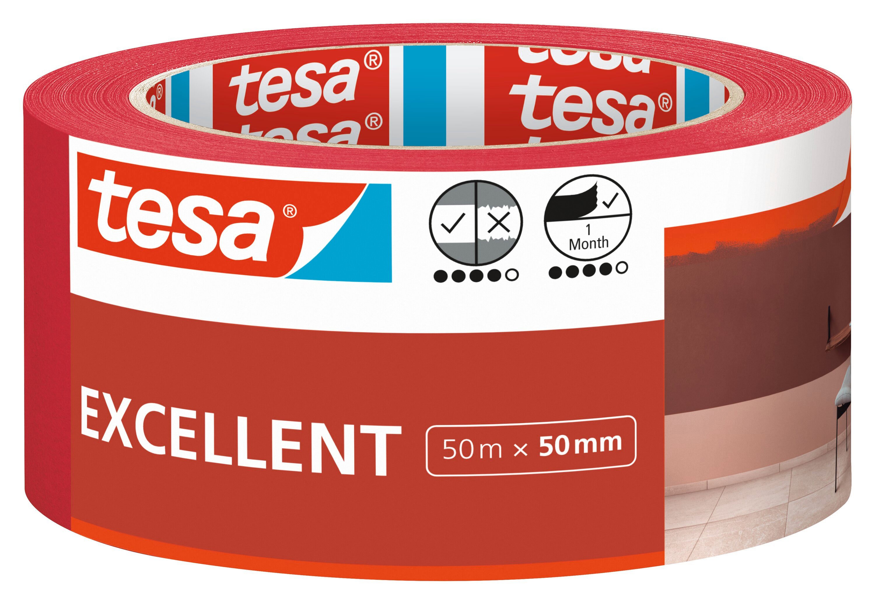 tesa Kreppband EXCELLENT Malerband Malerkrepp für günstig online kaufen