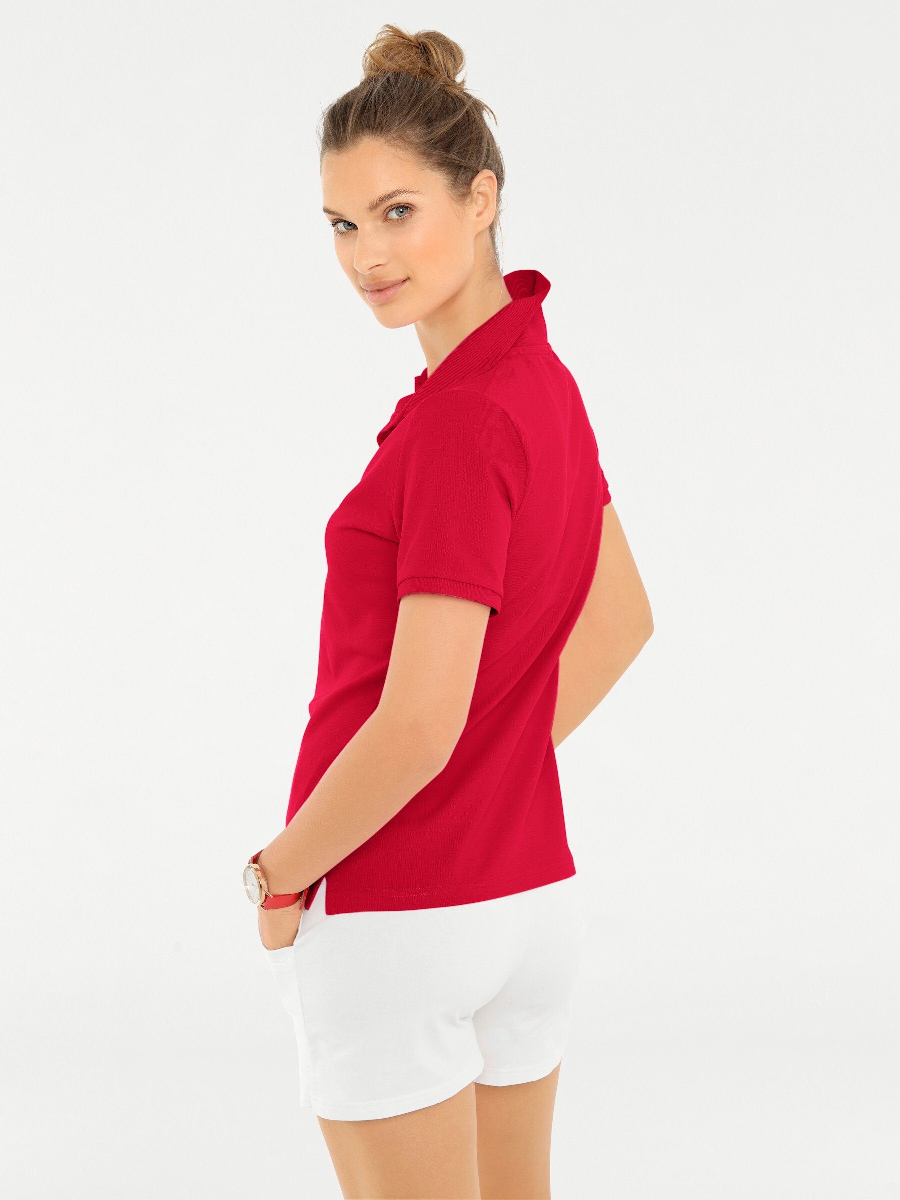 heine T-Shirt Poloshirt Kurzarm