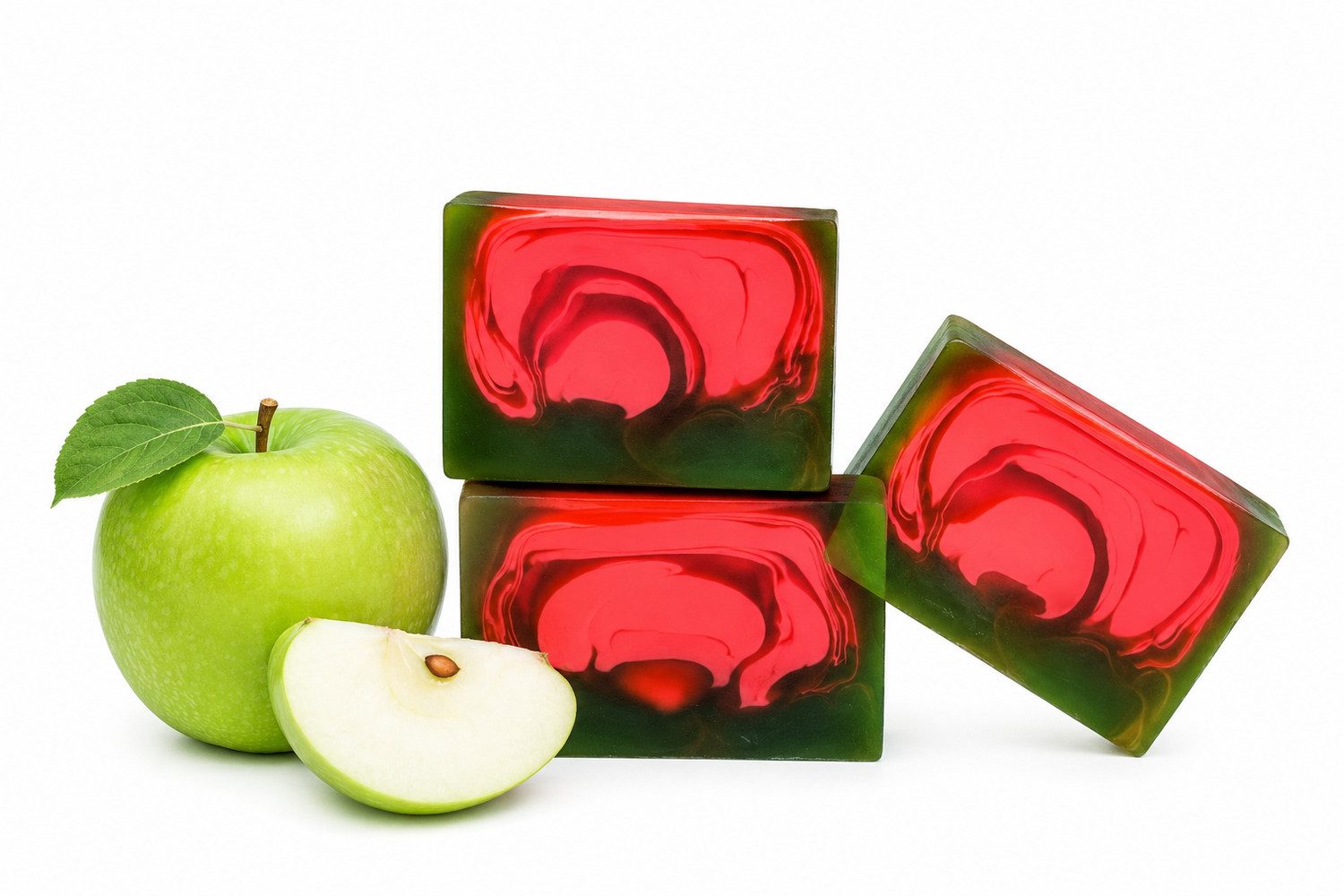 Nesbel - Spüren Sie die Reinheit? Handseife Apfel, Glycerin Hand-und Dusch Seife mit Ziegenmilch