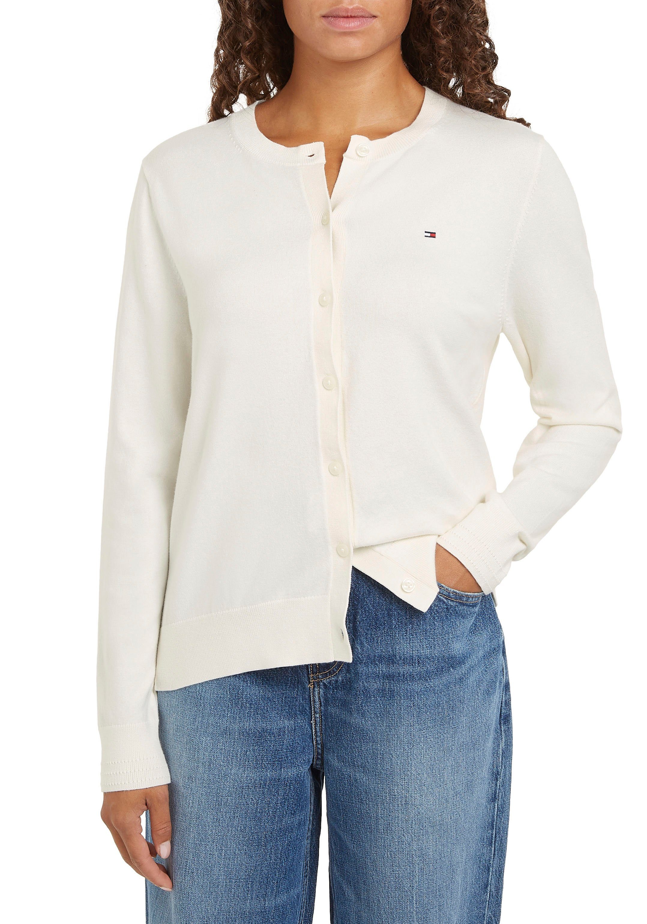Tommy Hilfiger Cardigan CO JERSEY STITCH günstig online kaufen