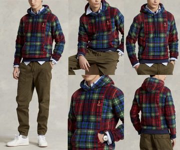 Ralph Lauren Winterjacke POLO RALPH LAUREN Hoodie Royal Crimson Plaid Jacke Sweater Sweatshirt