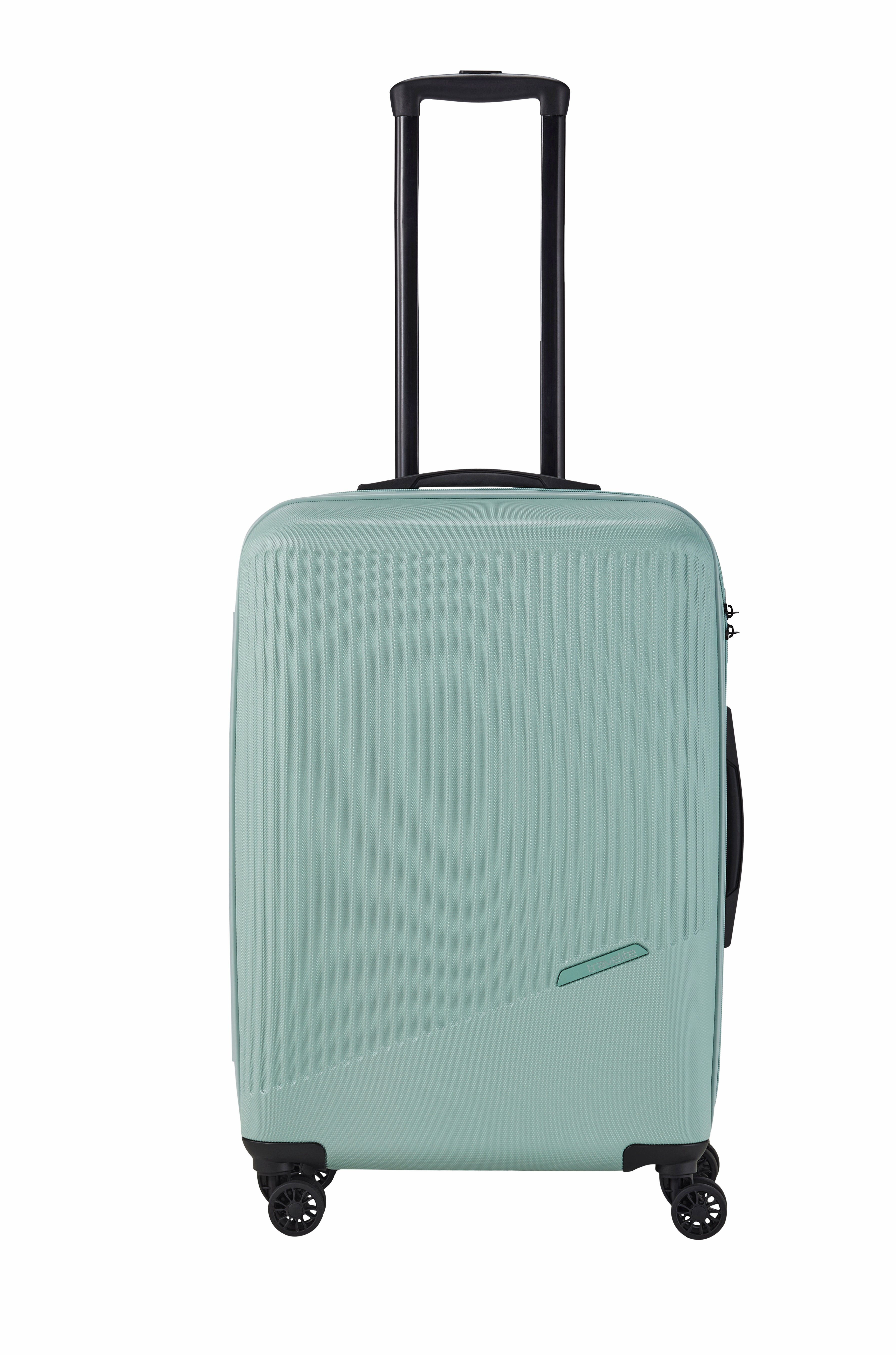 travelite Hartschalen-Trolley Bali, ABS, Doppelrollen, Grün, Blau, Grau günstig online kaufen
