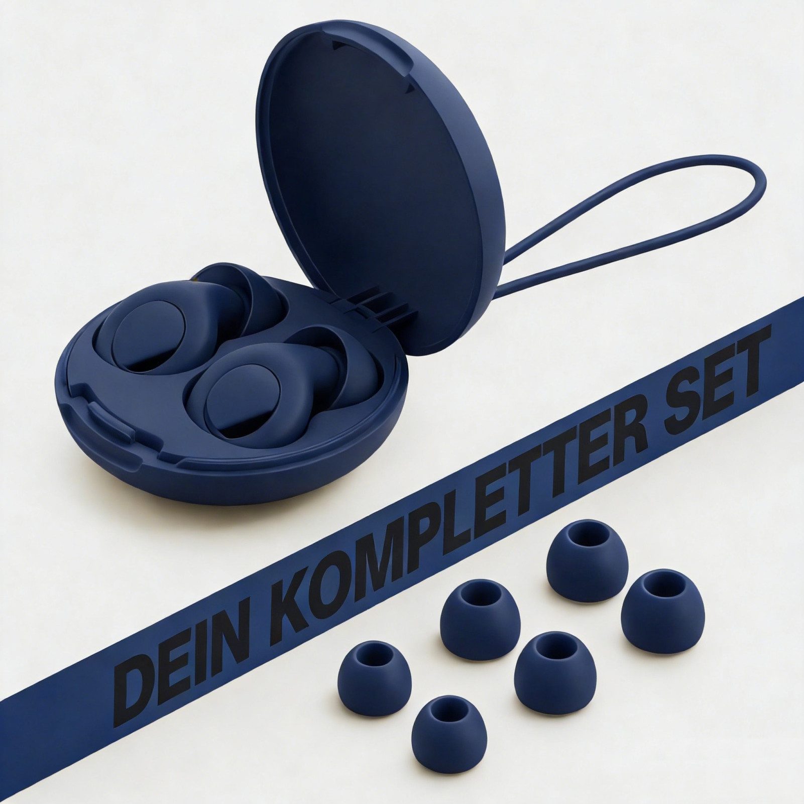 Jumpeak Gehörschutzstöpsel Ohrstöpsel Schlafen, Noise Cancelling, 4 Farben, IPX-8, Silikon, Blockiert Schnarchen & Lärm – endlich durchschlafen.