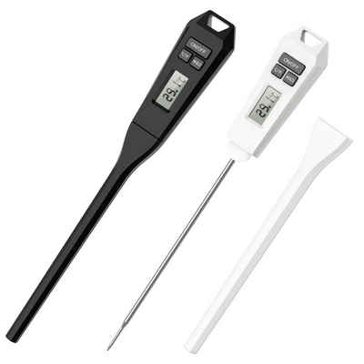 ELEGIANT Kochthermometer, 2-tlg., LCD digitales Fleischthermometer für Grill und Küche, sofort ablesbar
