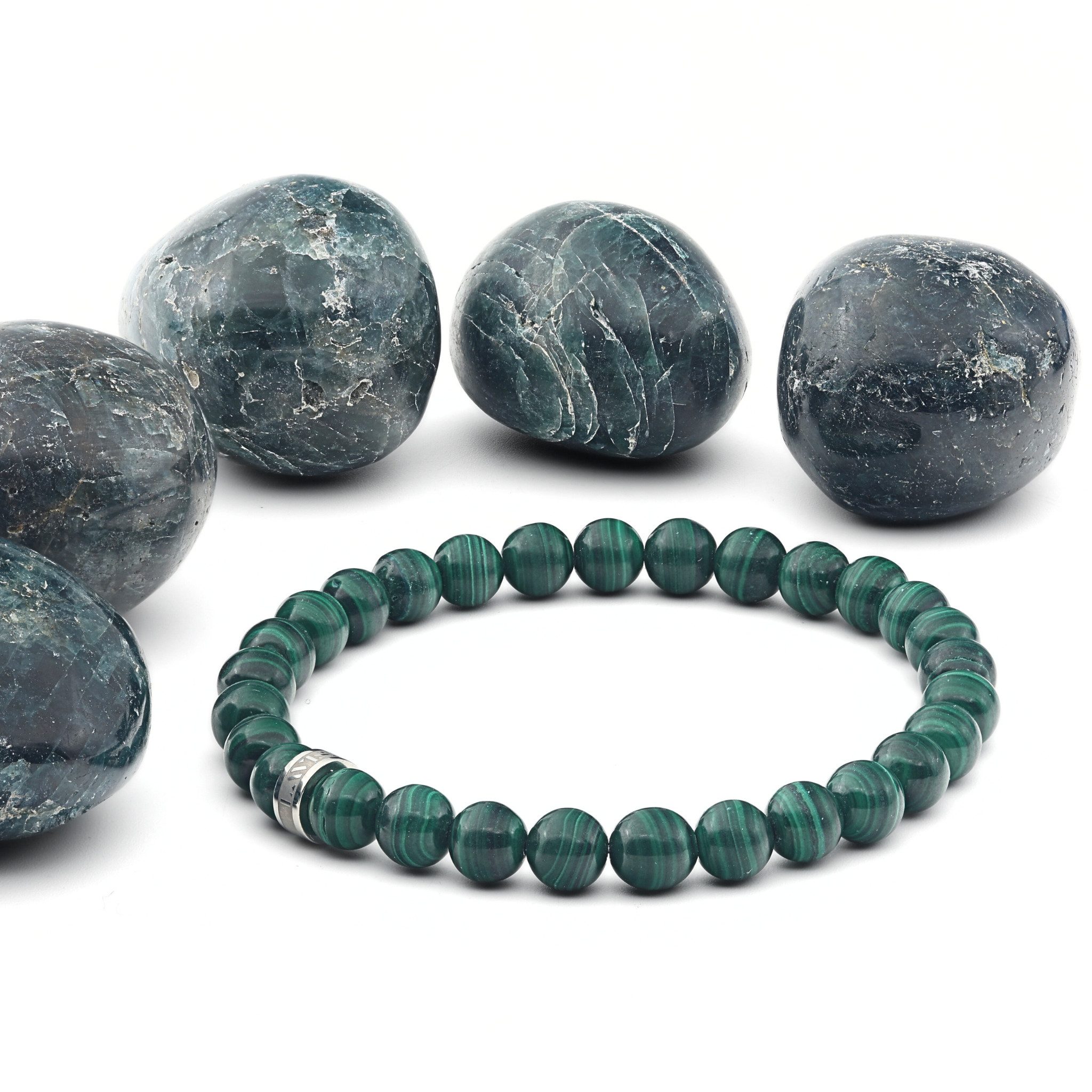 LAVISA Armband Armband 6mm Echte Edelstein Perlen, Kristalle, Heilsteine, O günstig online kaufen