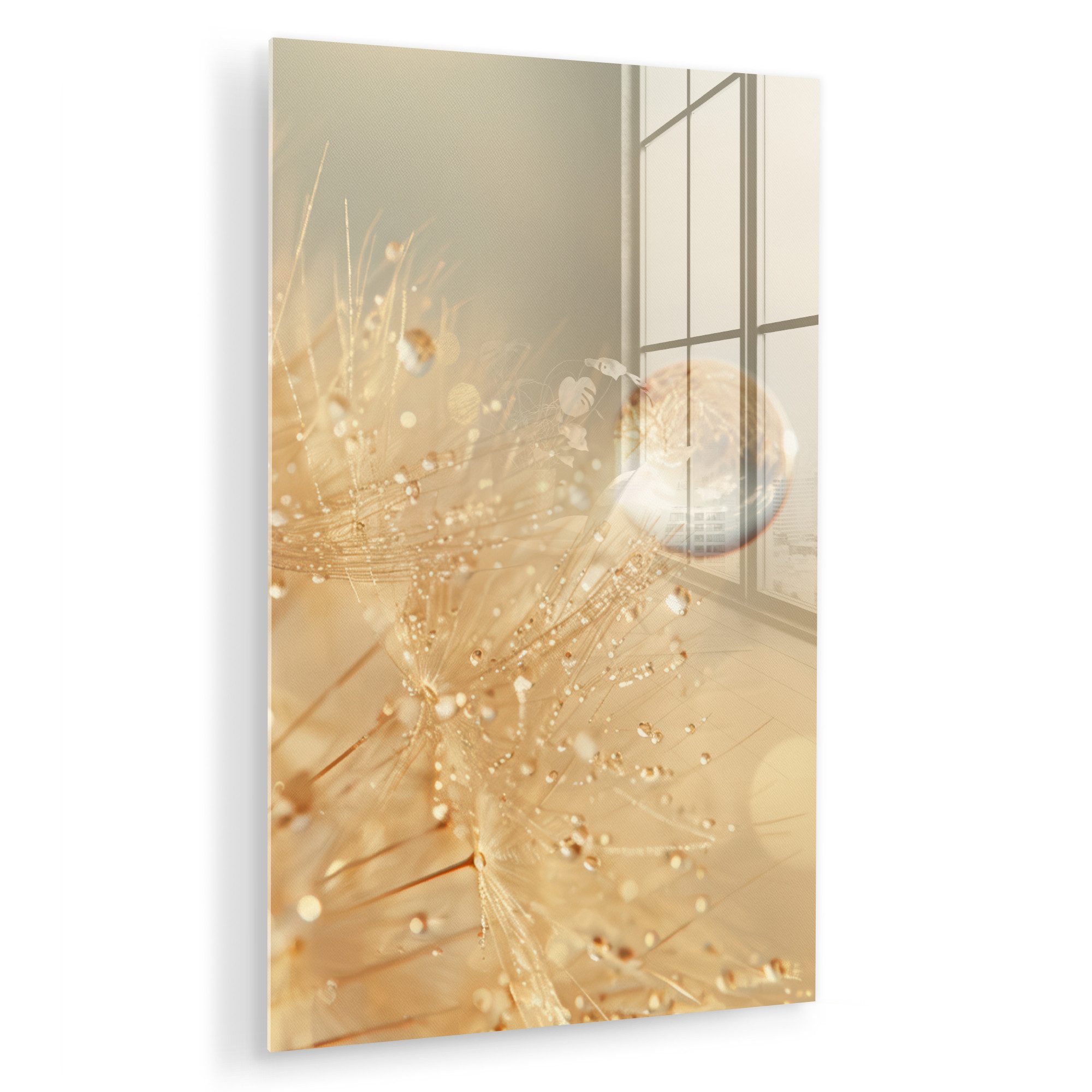 MuchoWow Acrylglasbild Löwenzahn - Wasser - günstig online kaufen