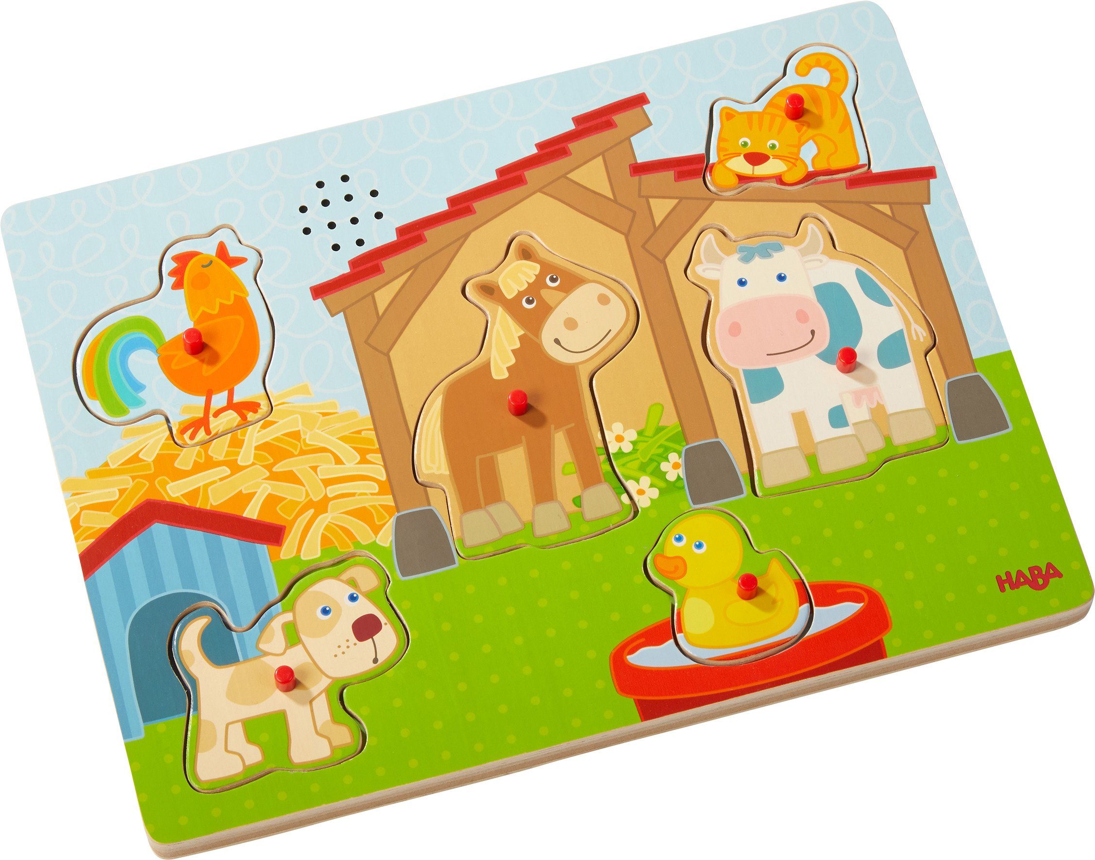 Haba Steckpuzzle Auf dem Land, 6 günstig online kaufen