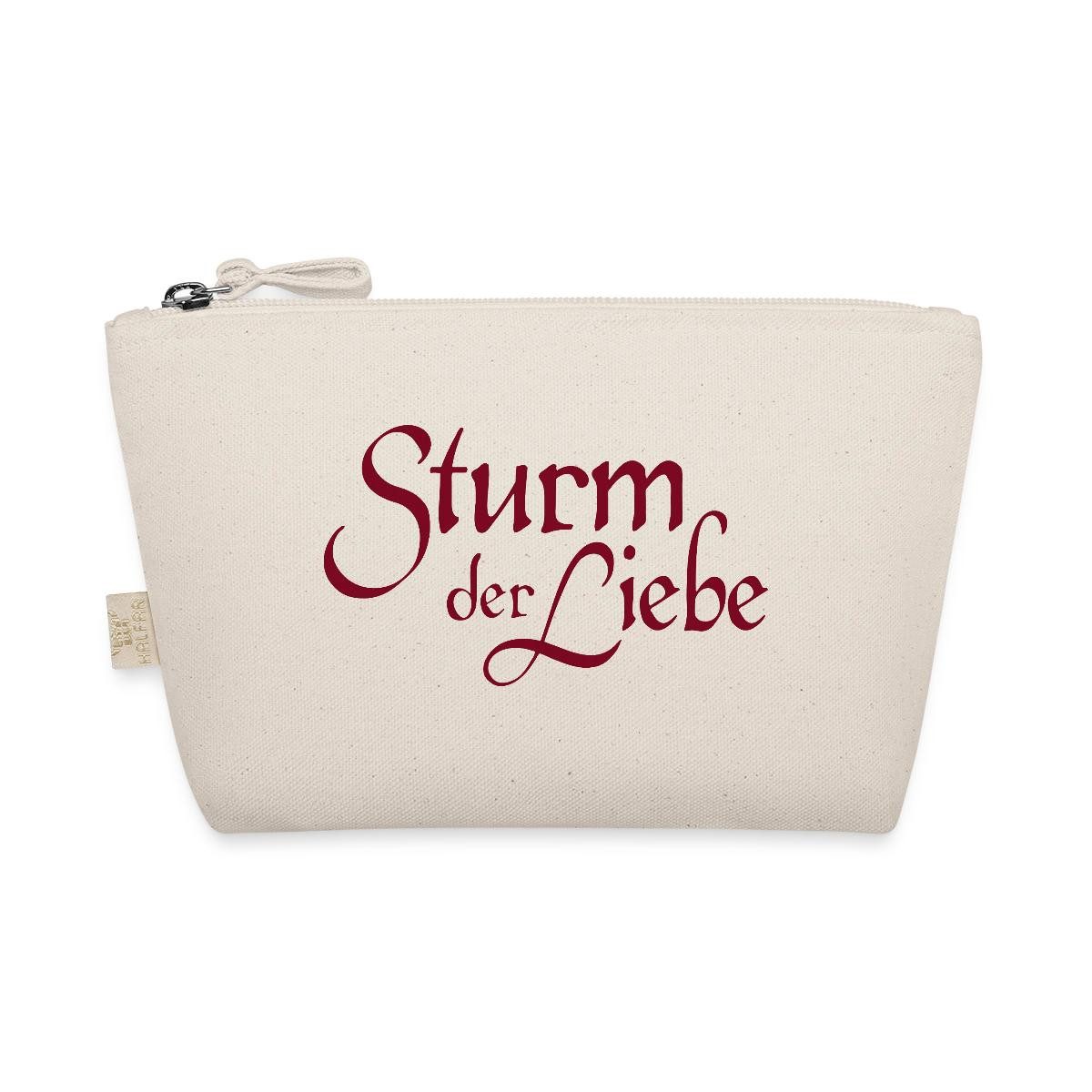 Spreadshirt Kosmetiktasche Sturm Der Liebe Logo-Schriftzug Täschchen (1-tlg)