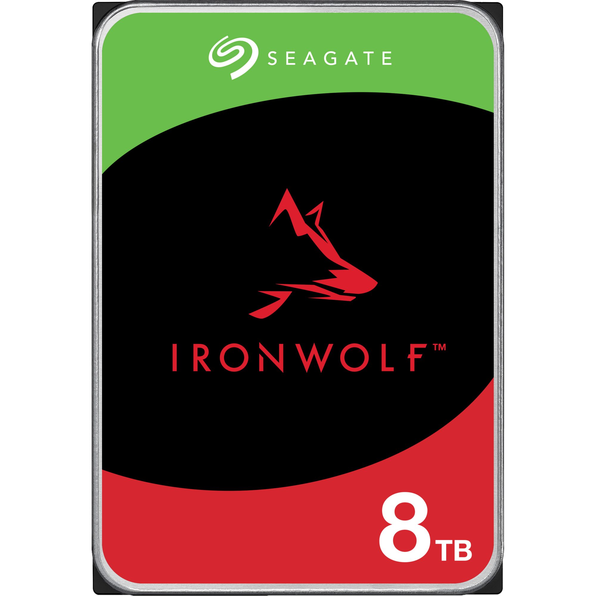 Seagate Seagate IronWolf NAS 8 TB CMR, Festplatte, (SATA 6 GB/s, 3,5) interne HDD-Festplatte (8.000) 3,5""