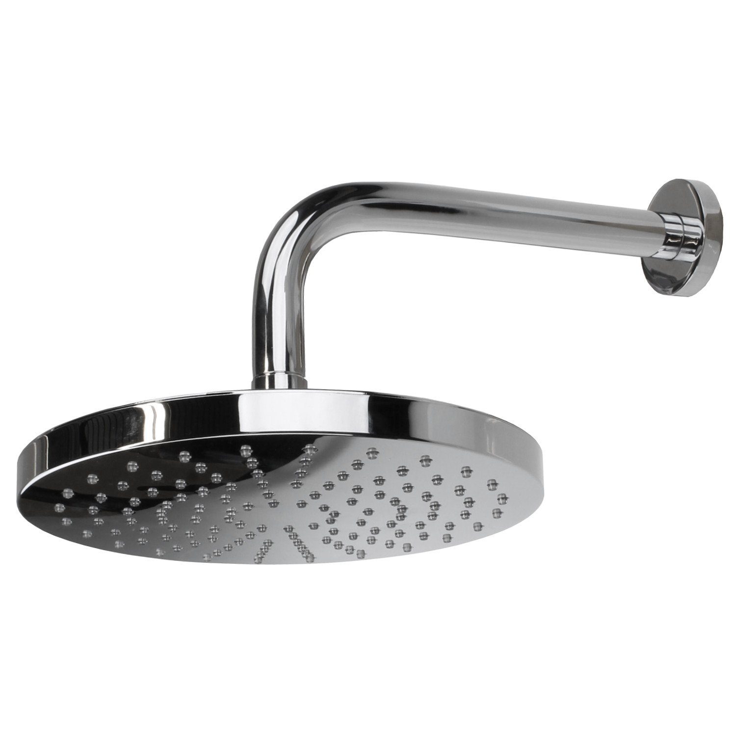 Regenduschkopf Regenbrause rund mit Duscharm Wellness Brause Kopfbrause