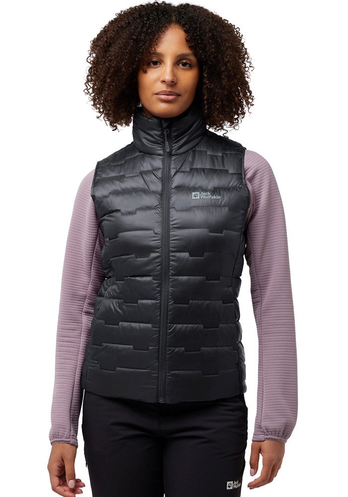 Jack Wolfskin Daunenweste PASSAMANI DOWN VEST W RDS Daunenweste, winddicht, wasserabweisend