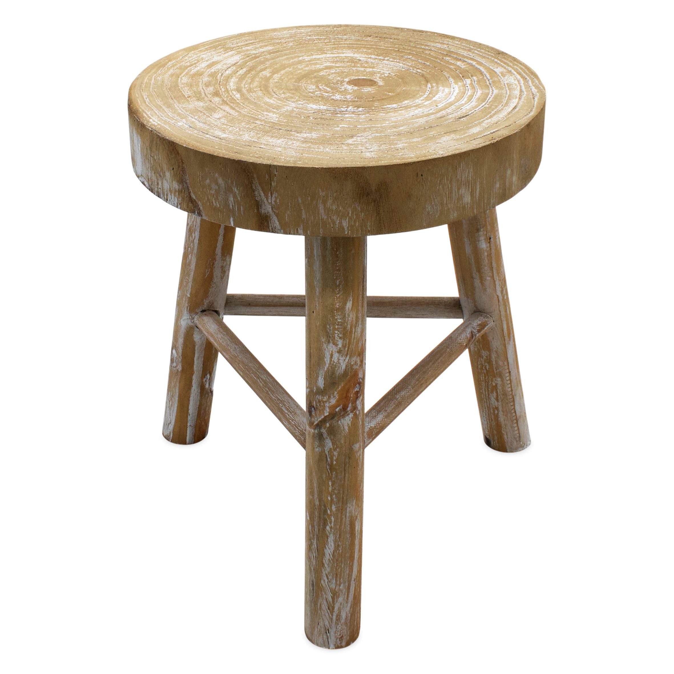 Spetebo Blumenhocker Holz mit 3 Beinen günstig online kaufen
