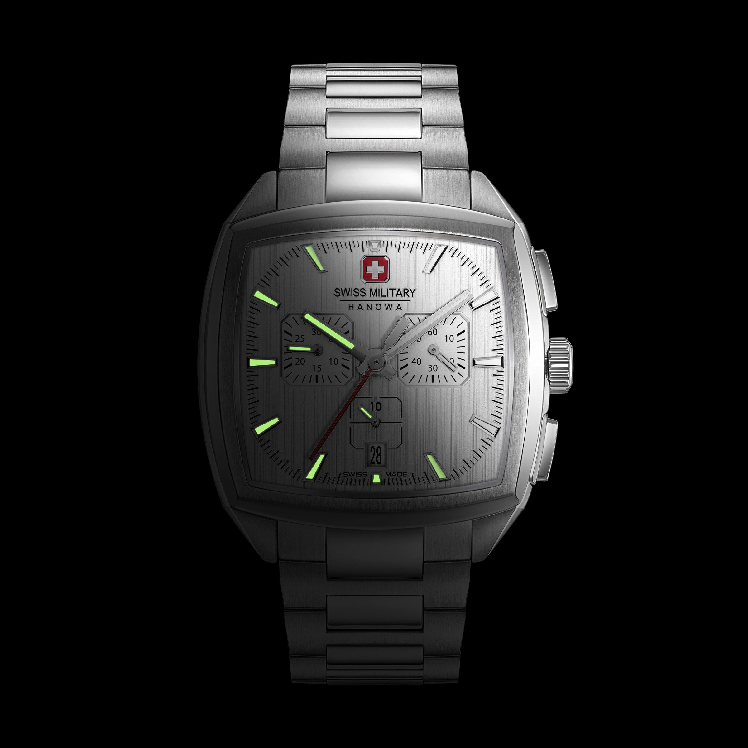 Swiss Military Hanowa Quarzuhr Quarzuhr Herrenuhr 40 Quarz Herren