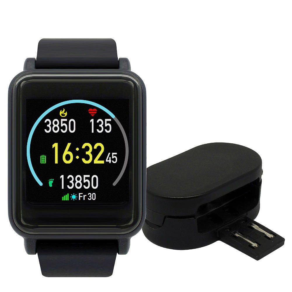 Sharpbody Activity Bluetooth Schrittzähler Fitnessuhr Tracker Fitness-Tracker Q-82, Farbdisplay APP
