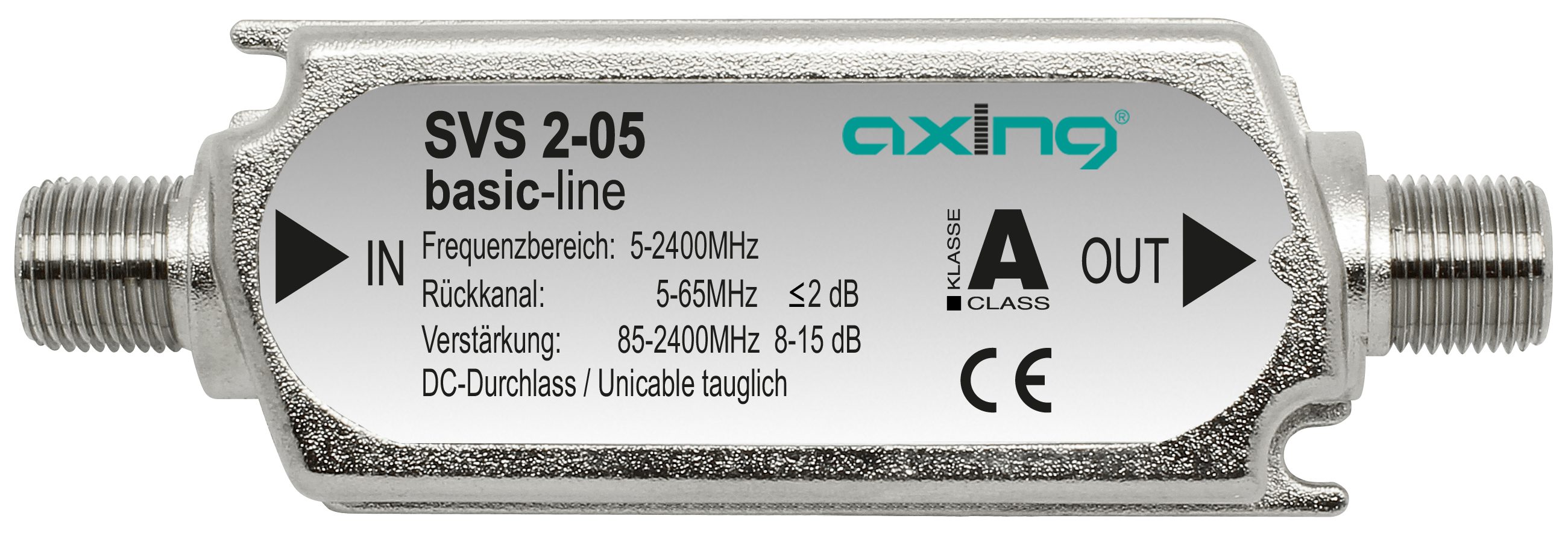 axing Axing SVS 2-05 SAT-Inline Verstärker 8...15dB Verstärker | Verstärker
