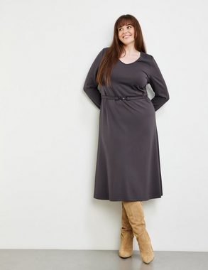 Samoon Midikleid Kniebedeckendes Kleid aus Interlock-Jersey