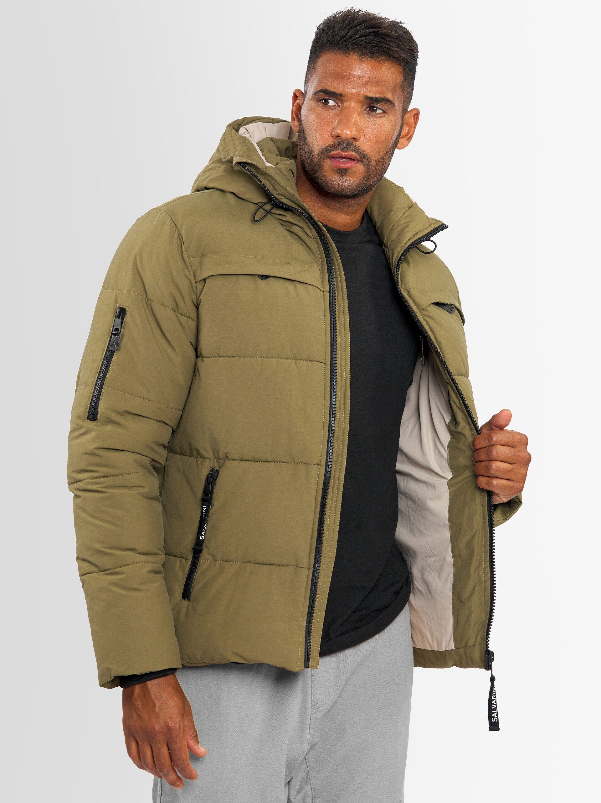 Alessandro Salvarini Winterjacke ASDiego mit extra hohem Kragen und vielen Taschen