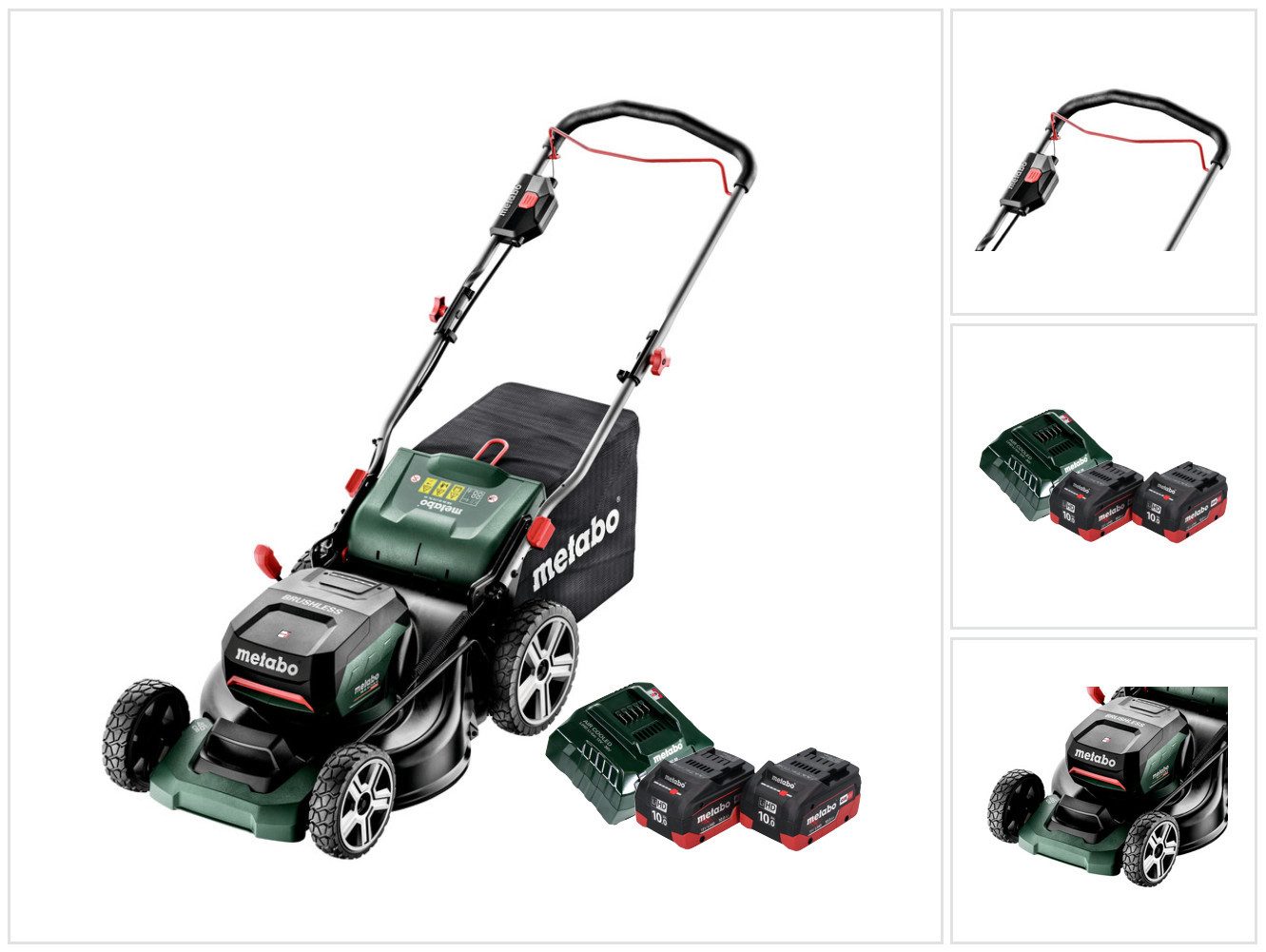 metabo Akkurasenmäher RM 36-18 LTX BL 46 Akku Газонокосилки 36 V (2x 18 V) 46 cm Brushless +
