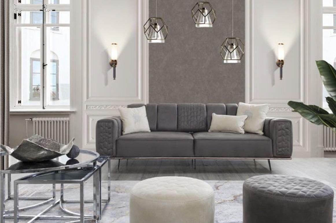 Sitz Designer 4-Sitzer 4 Sofa Polster JVmoebel Sofa Luxus Möbel Couch Italienische Luxus