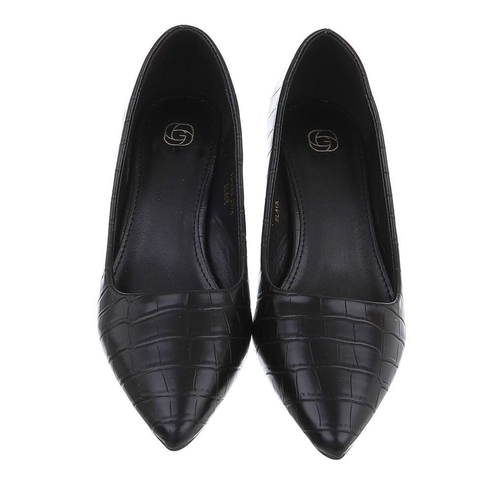 Ital-Design Damen Elegant Pumps (87117948) Blockabsatz Klassische Pumps in Schwarz