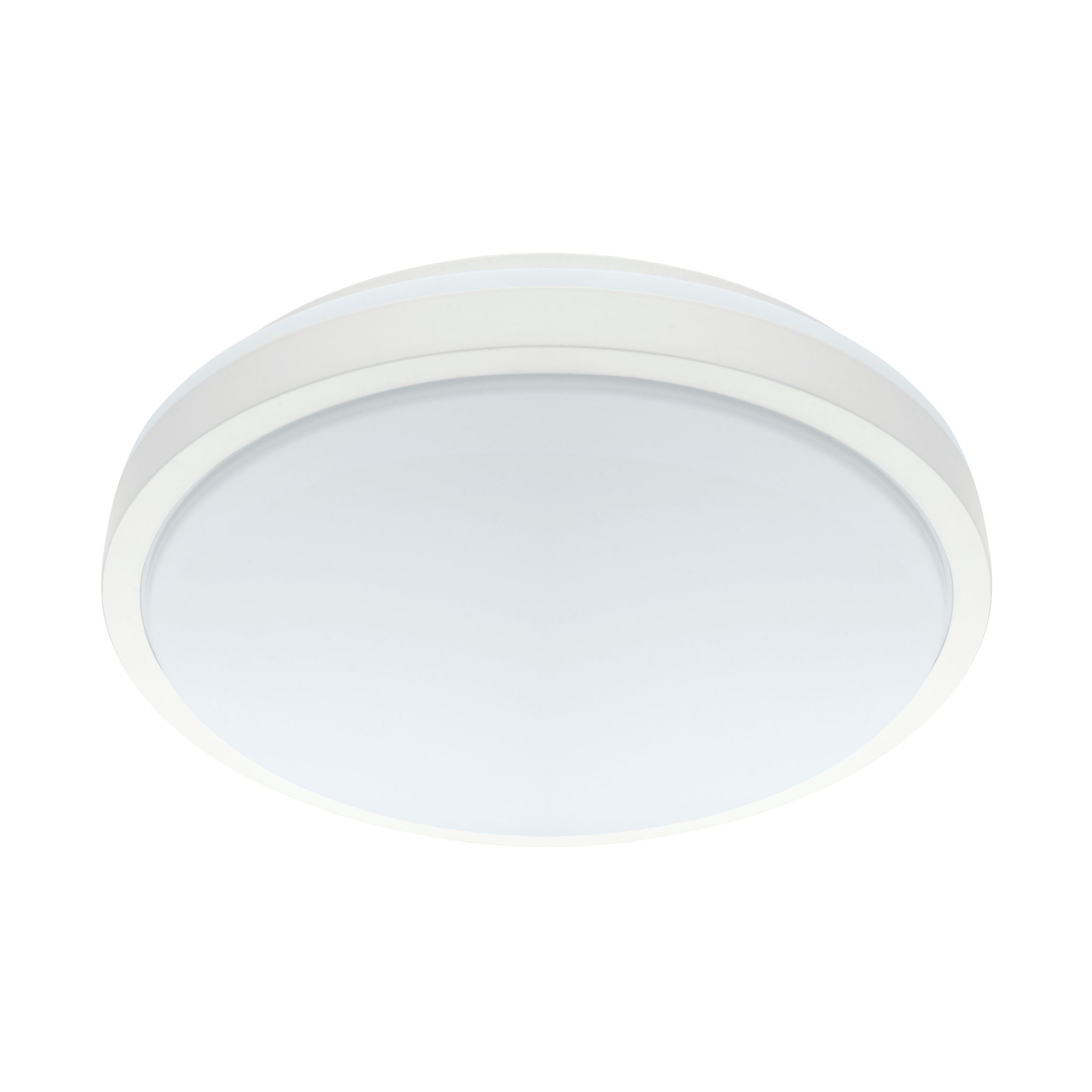 EGLO LED Deckenleuchte Competa 1, Leuchtmittel inklusive, LED-Deckenleuchte Weiß Ø32,5cm 23W 2200lm 3000K I Competa 1