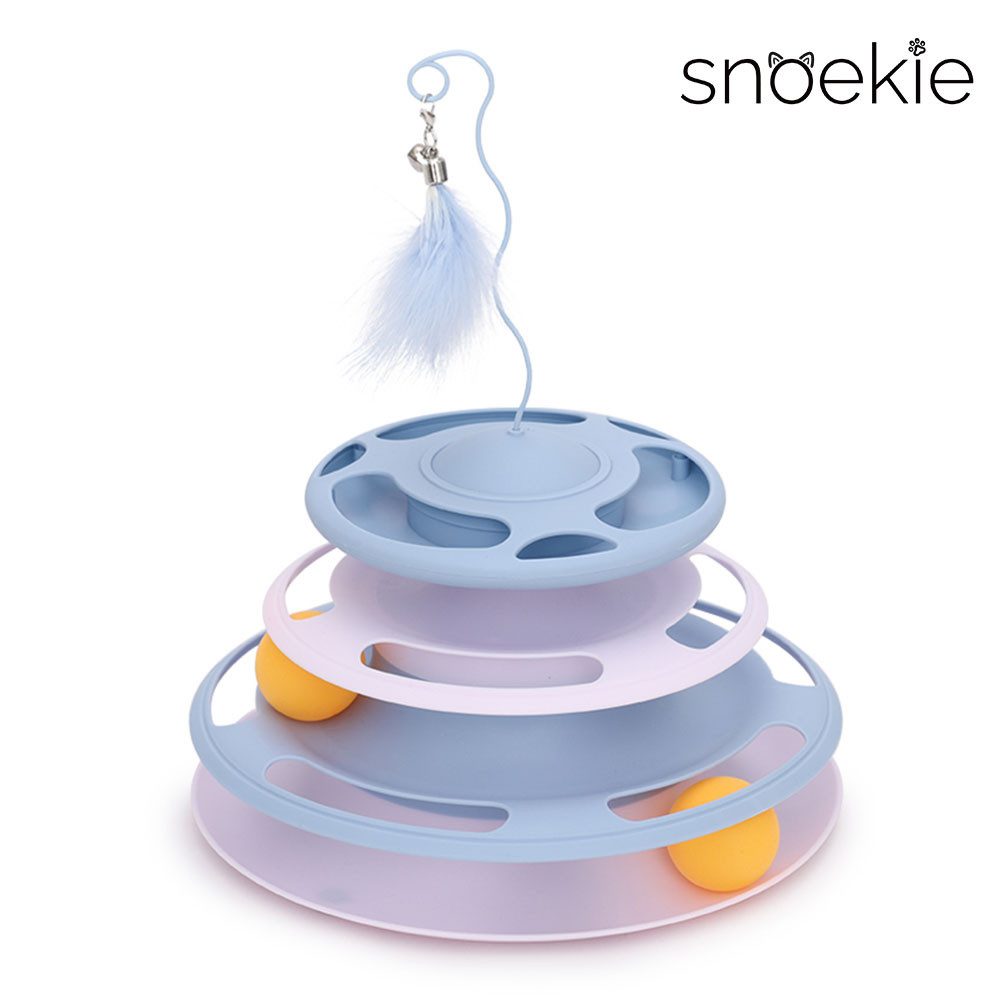 SNOEKIE Tier-Beschäftigungsspielzeug Snoekie Catch the Balls Selbstbeschäftigung Katzenspielzeug