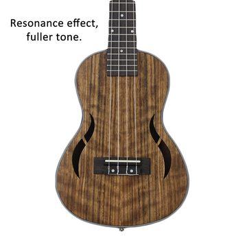 Rutaqian Ukulele 26 Zoll 4 Saiten Holz Ukulele Gitarre Musikalisches Akustikinstrument