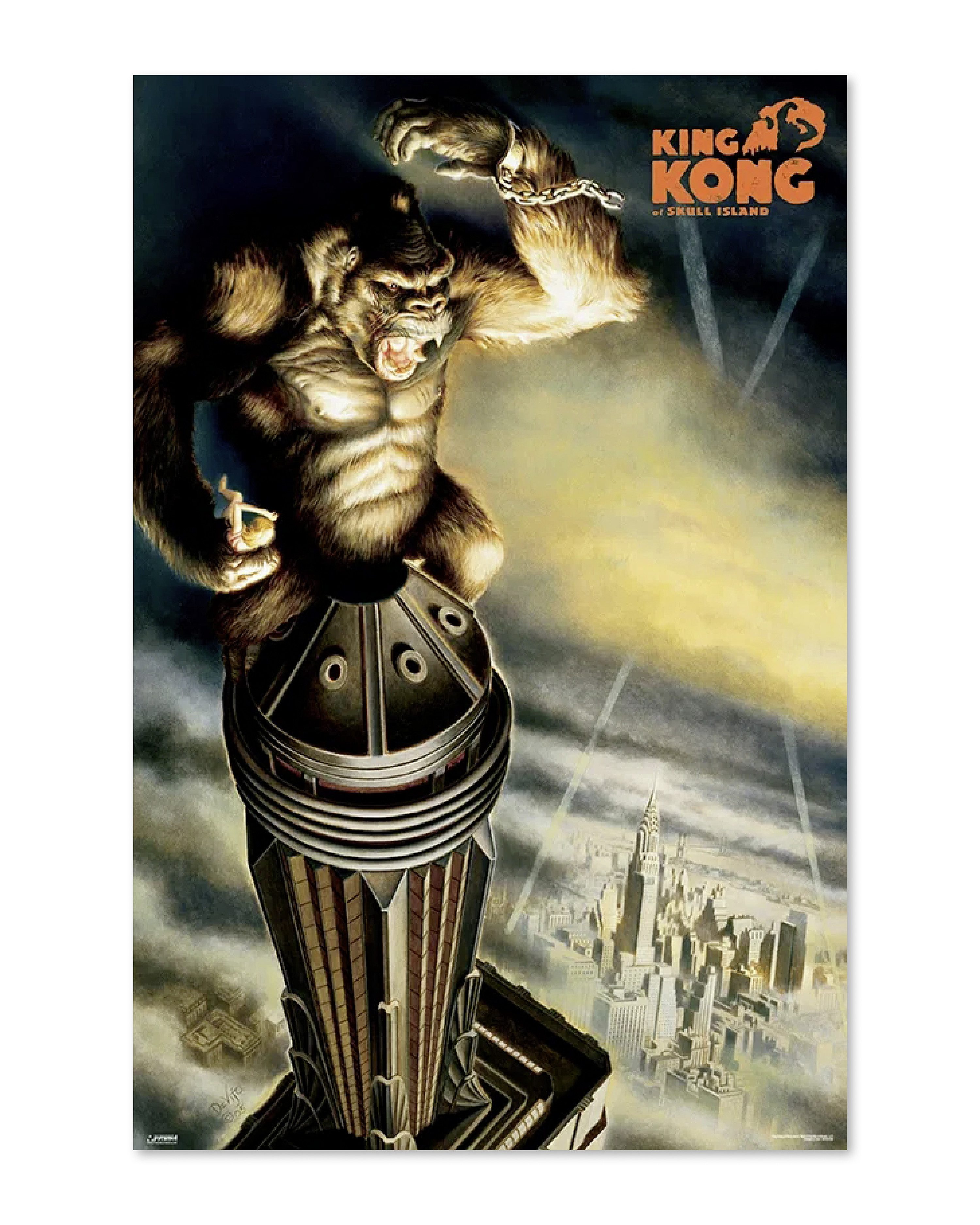 PYRAMID Poster King Kong Poster Skull Island On Top Of Skyscraper 61 x 91,5 cm