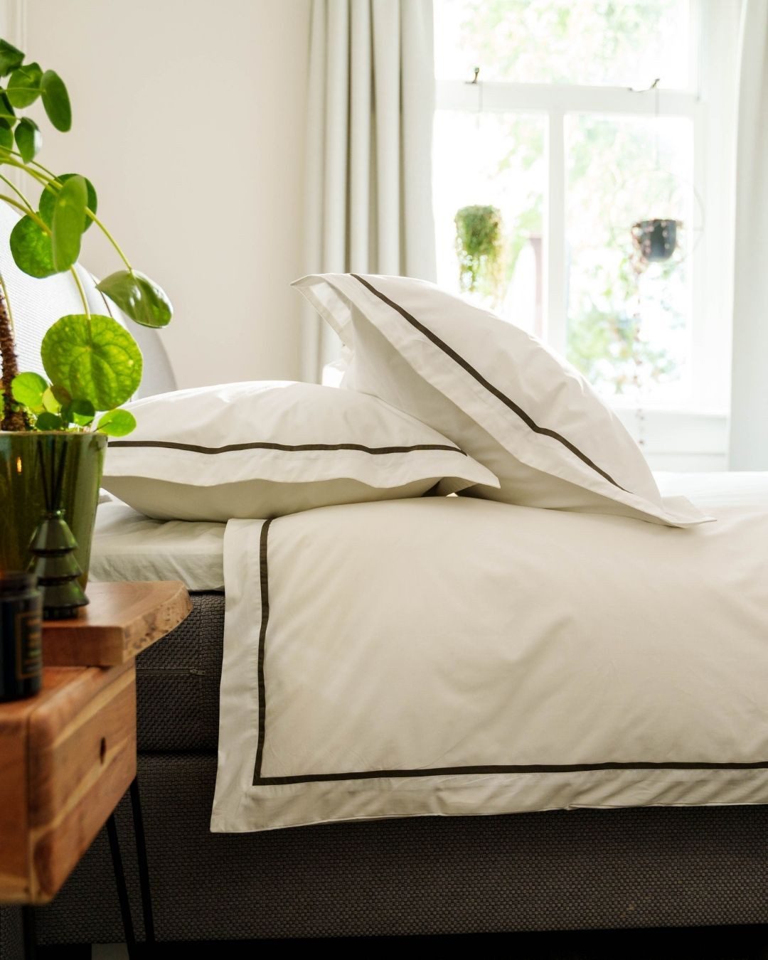 Kayori Bettwäsche Yoichi, Perkal (Bio-Baumwolle), 2 teilig, Hergestellt aus 100% reinem ägyptischen Baumwollperkal™.