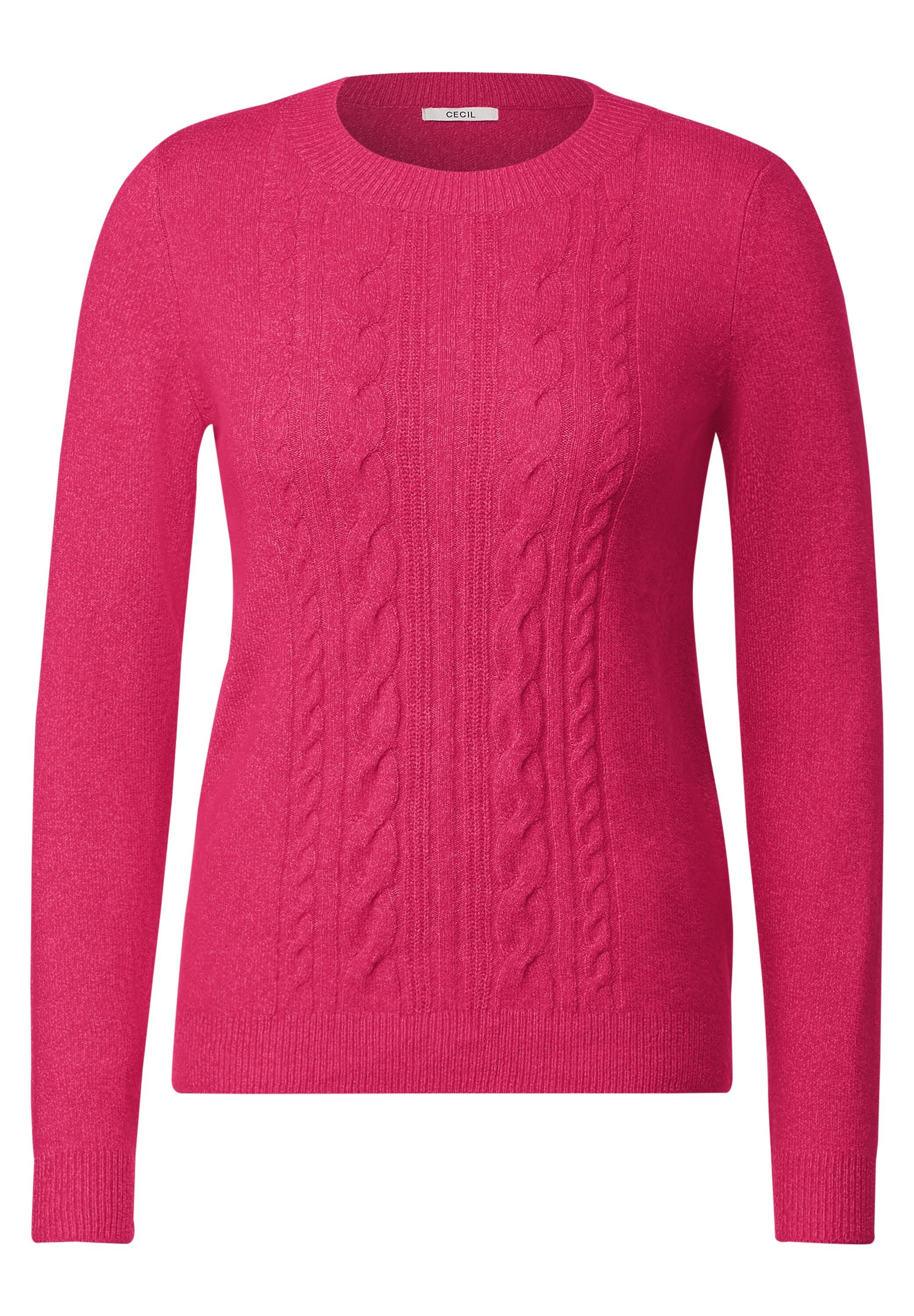 CECIL Strickpullover in Melange Optik