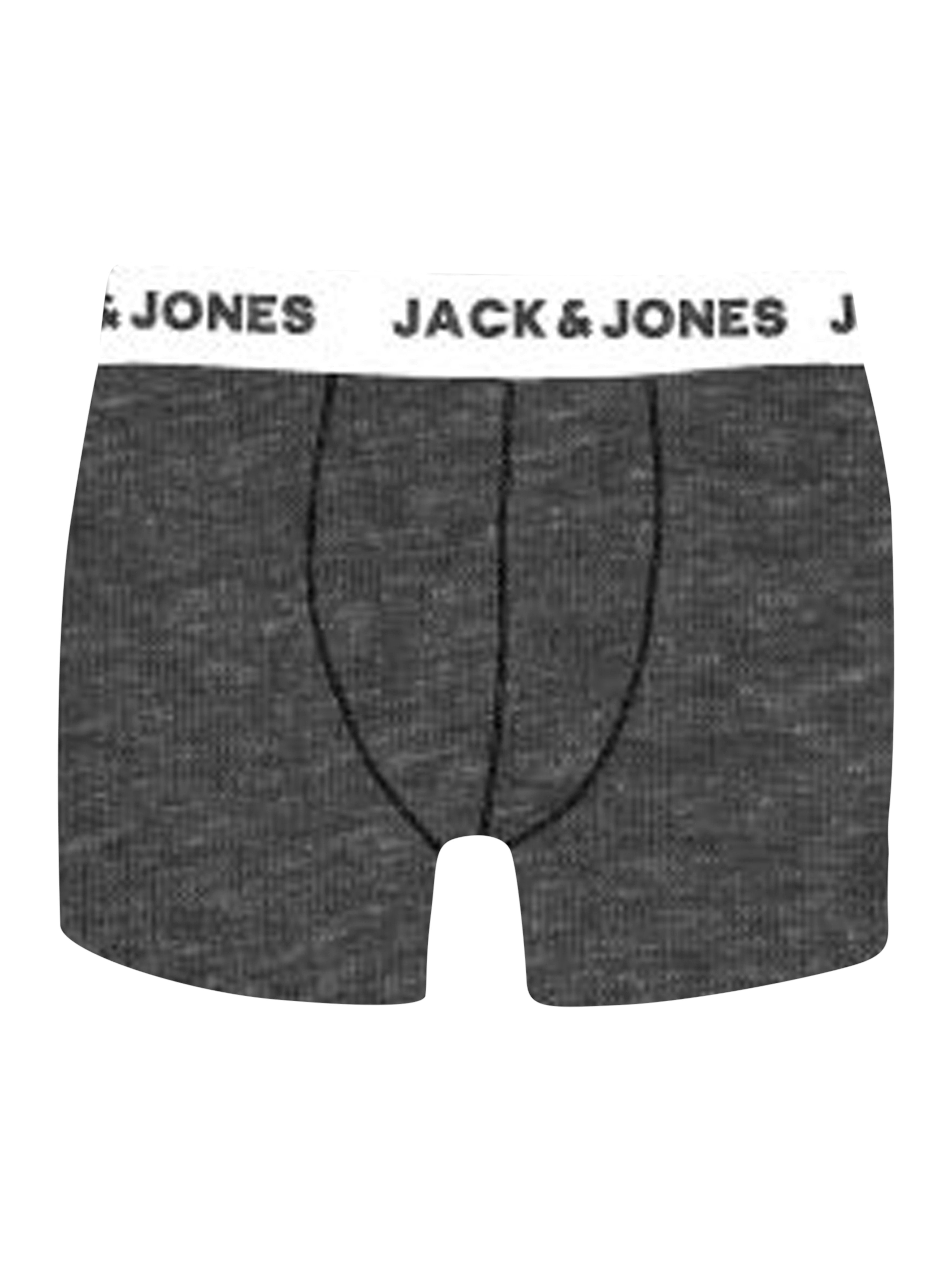 Jack & Jones Trunk JACSOLID Stretchkomfort, elastisch, bequem mit sportlichem Look (Packung, 12-St) bedruckt, modisch, eng anliegend, Baumwollmischung, Bündchen