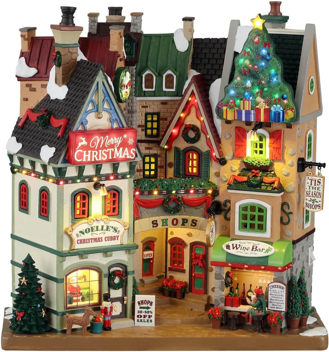 LeMax Weihnachtsdorf Fassade / Tis The Season Shops 15804