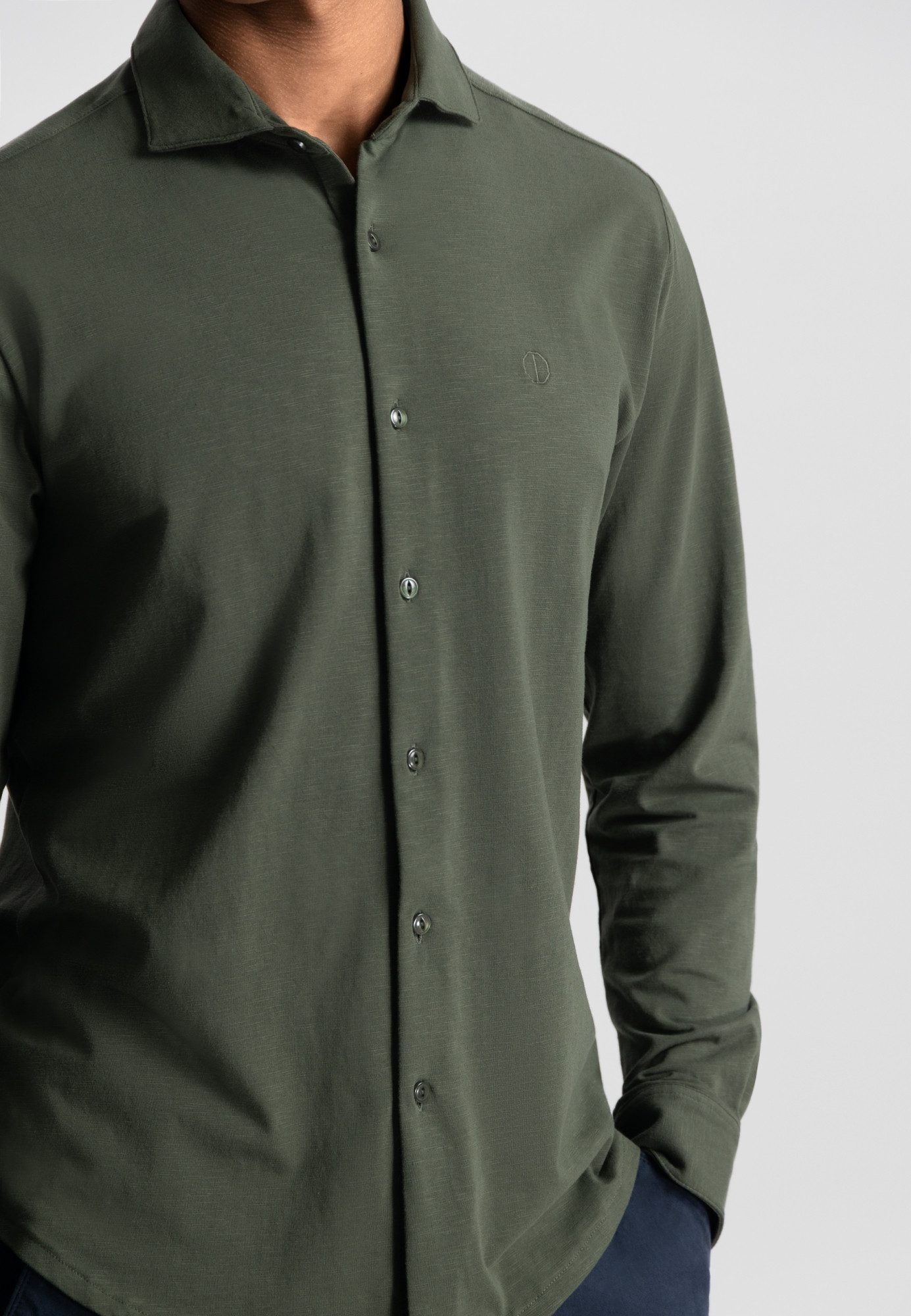 Dstrezzed Flanellhemd Bo Shirt Dark Army