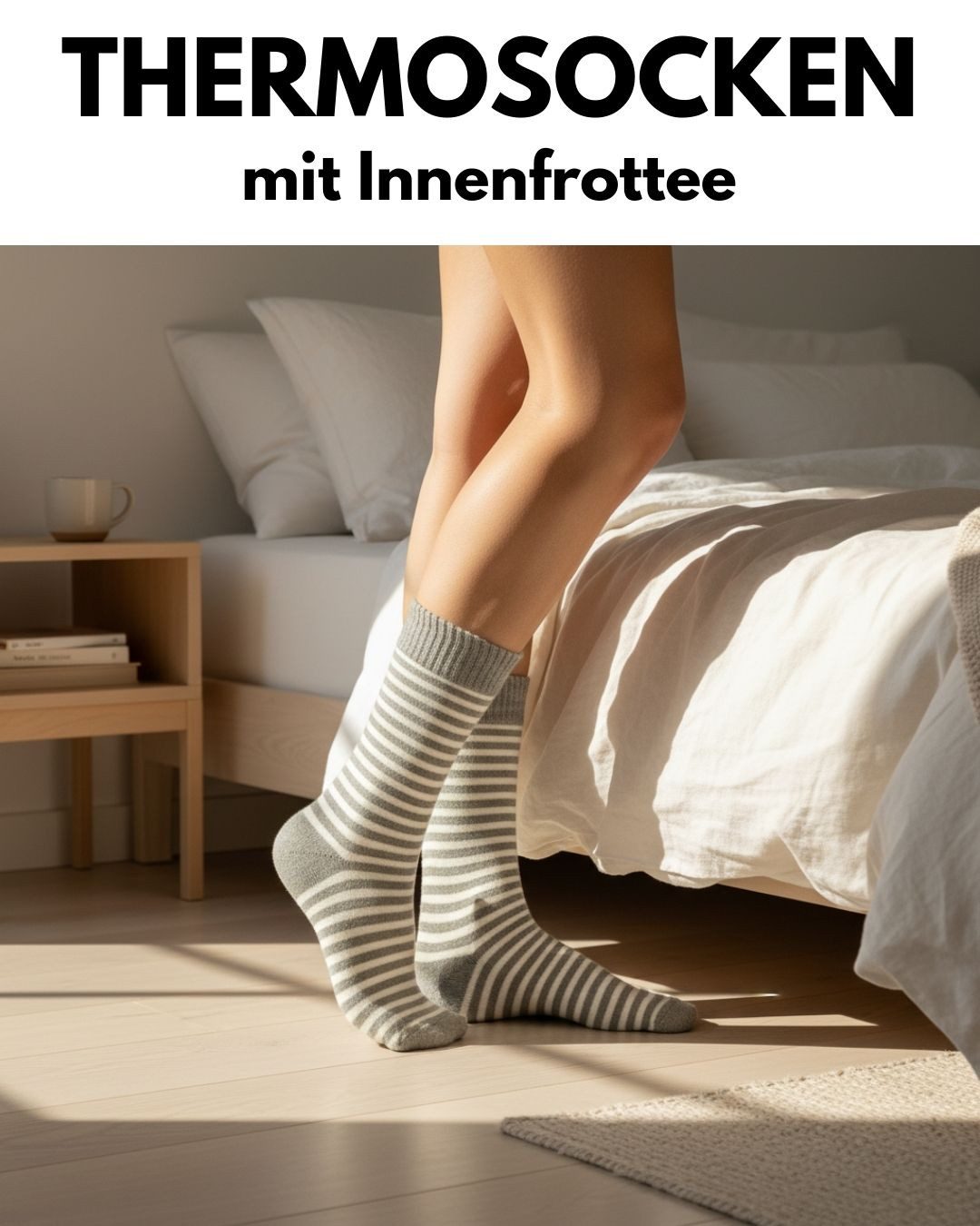 sockenkauf24 Thermosocken Damen warme Wintersocken Vollfrottee (38202, 6-Paar, 35-38) aus Baumwolle mit Komfortbund