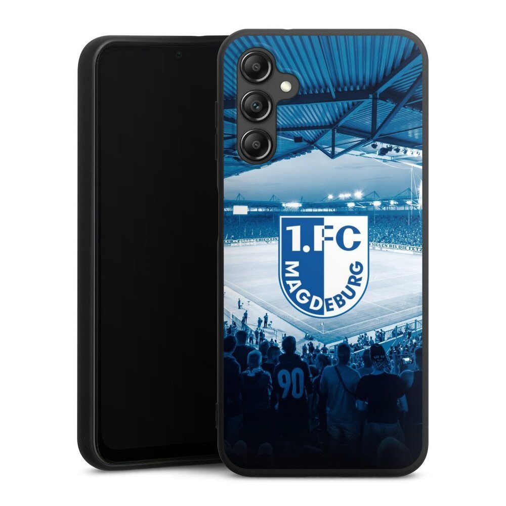 DeinDesign Handyhülle 1. FC Magdeburg Stadion 1. FCM 1.FCM Arena, Samsung Galaxy A14 5G Silikon Hülle Premium Case Handy Schutzhülle