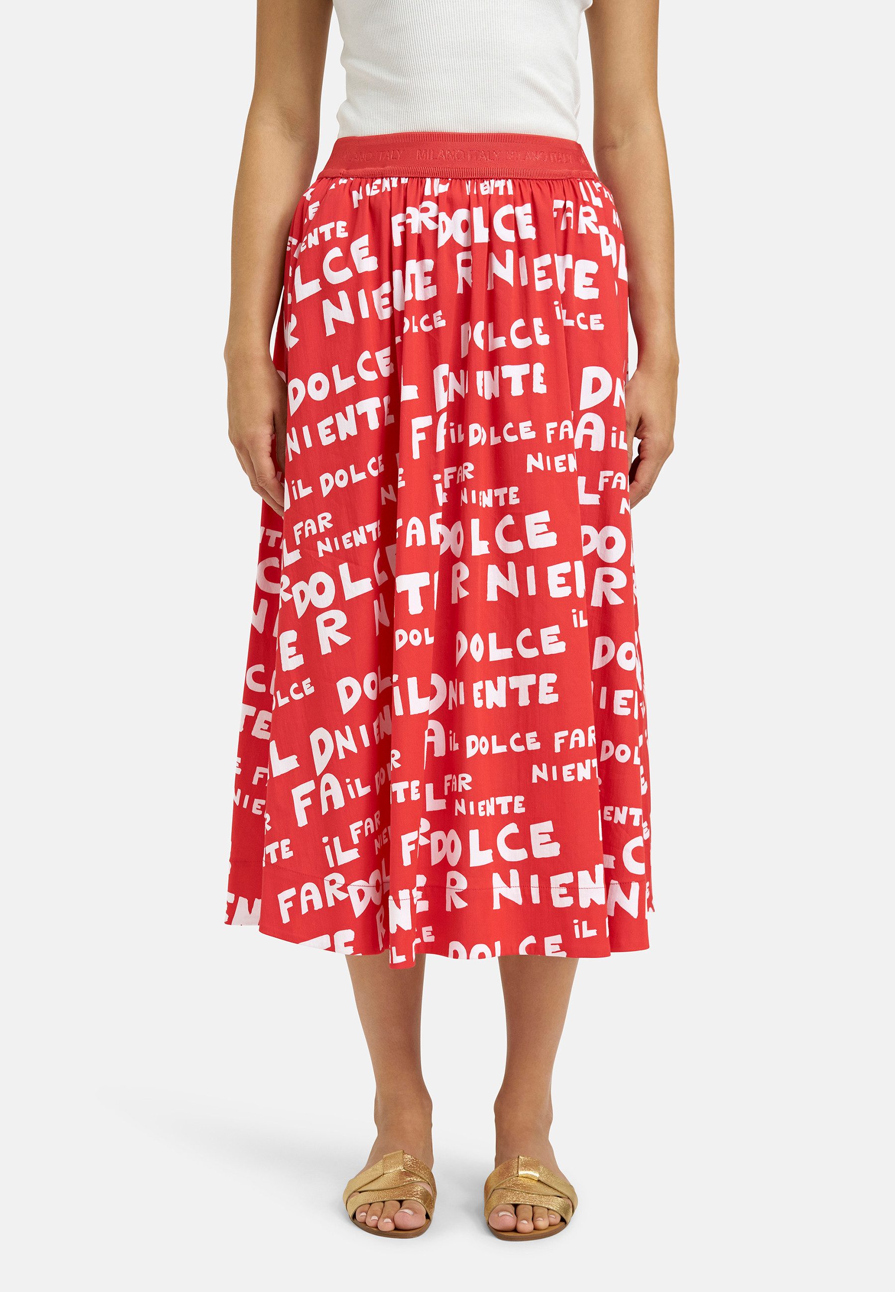 Milano Italy Sommerrock mit Elastikbund