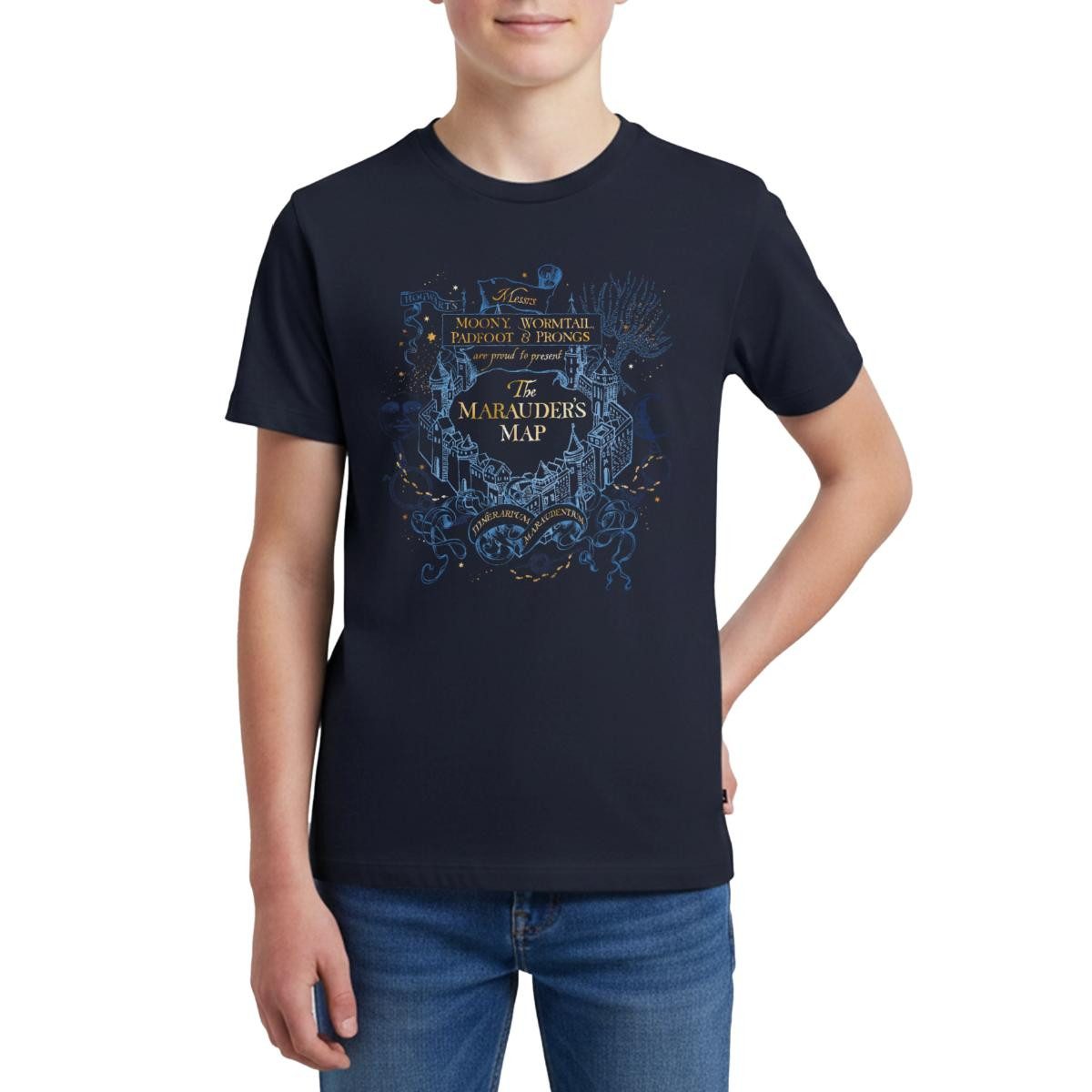 T-Shirt Harry Potter The Marauder's Map Teenager Premium T-Shirt
