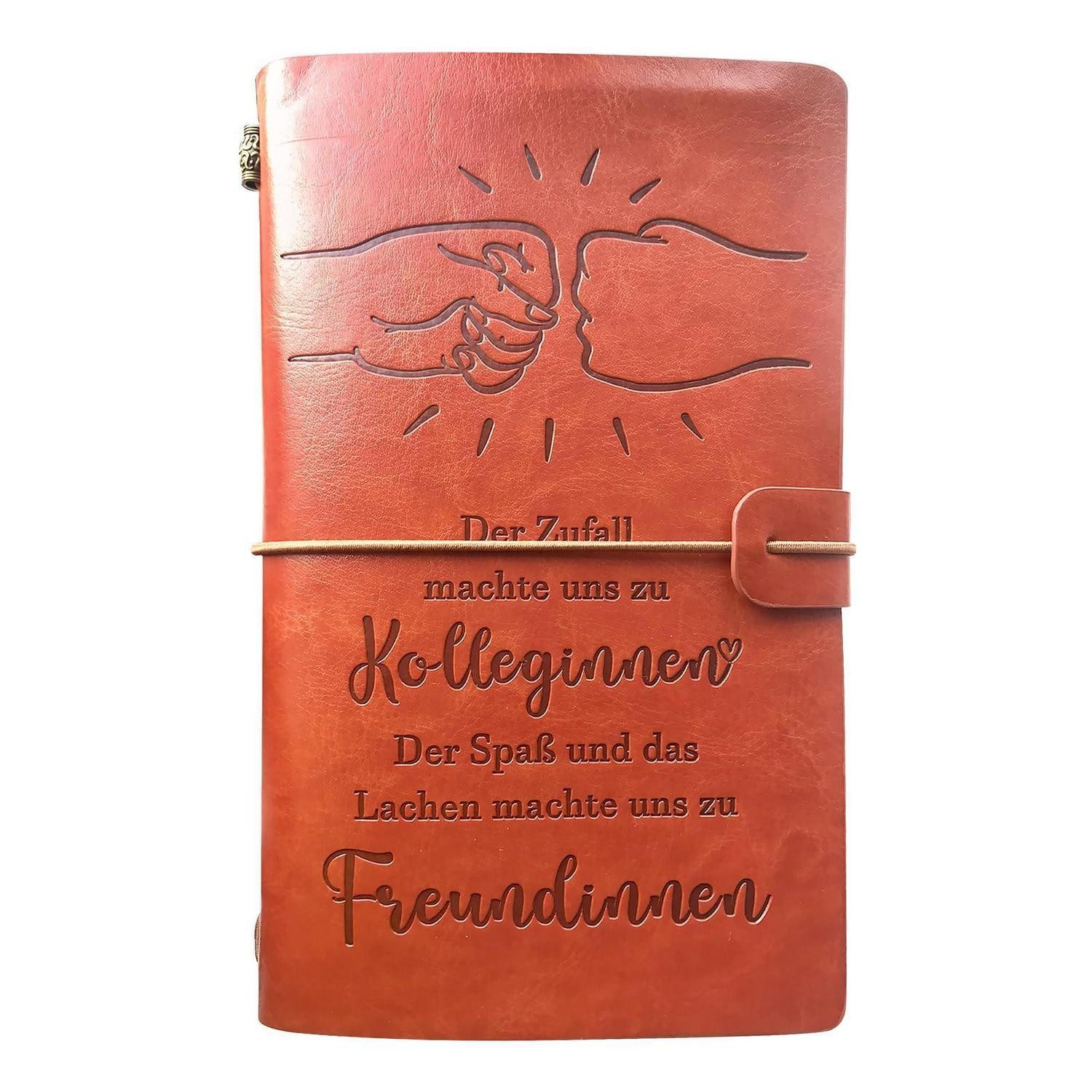 LuxusKollektion Abschiedskarte Abschiedsgeschenk Kollegin braun