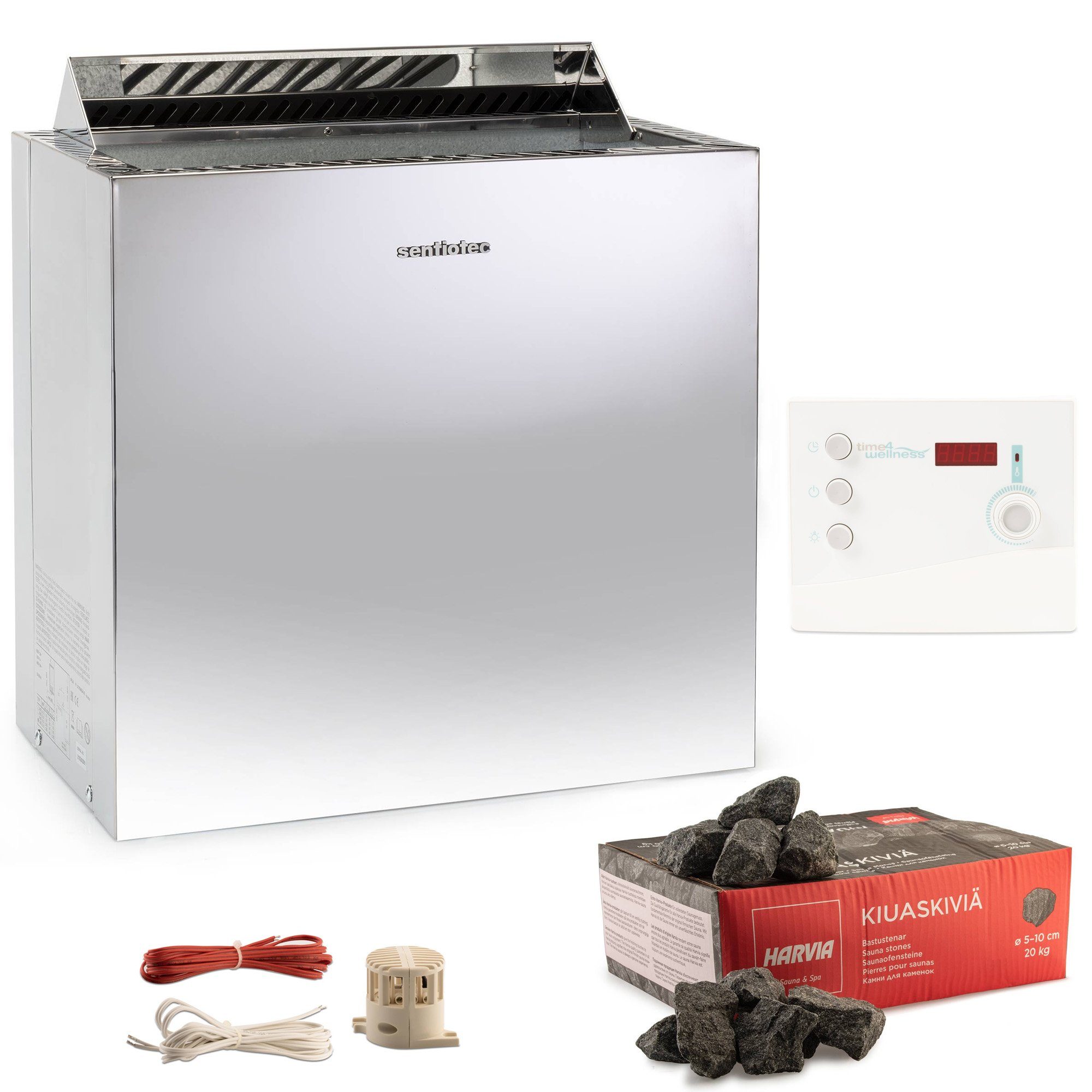 Sentiotec Saunaofen Sentiotec Nordex Style Saunaofen 8 kW mit Steuerun, 8 k günstig online kaufen